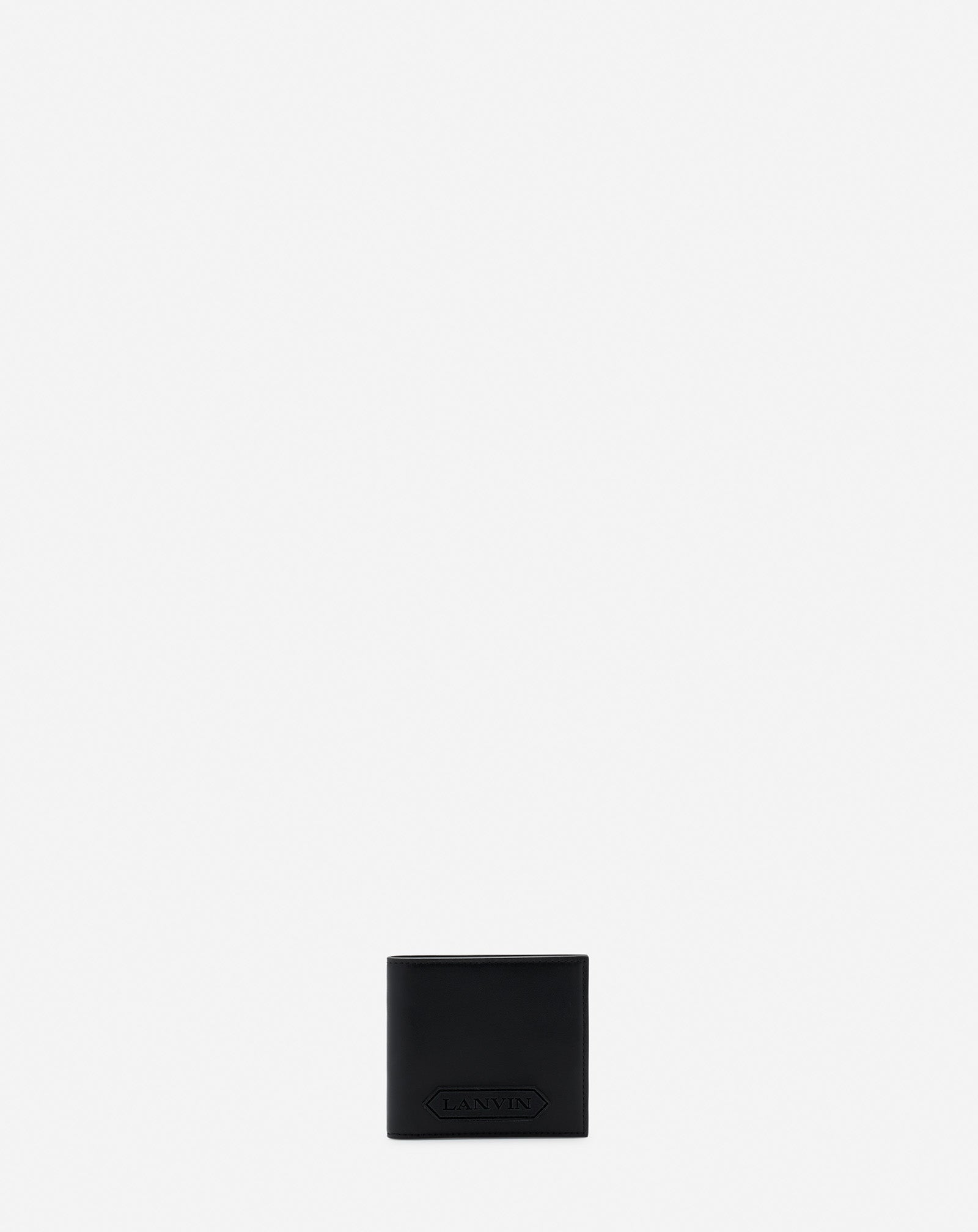 PORTEFEUILLE LANVIN SIGNATURE EN CUIR