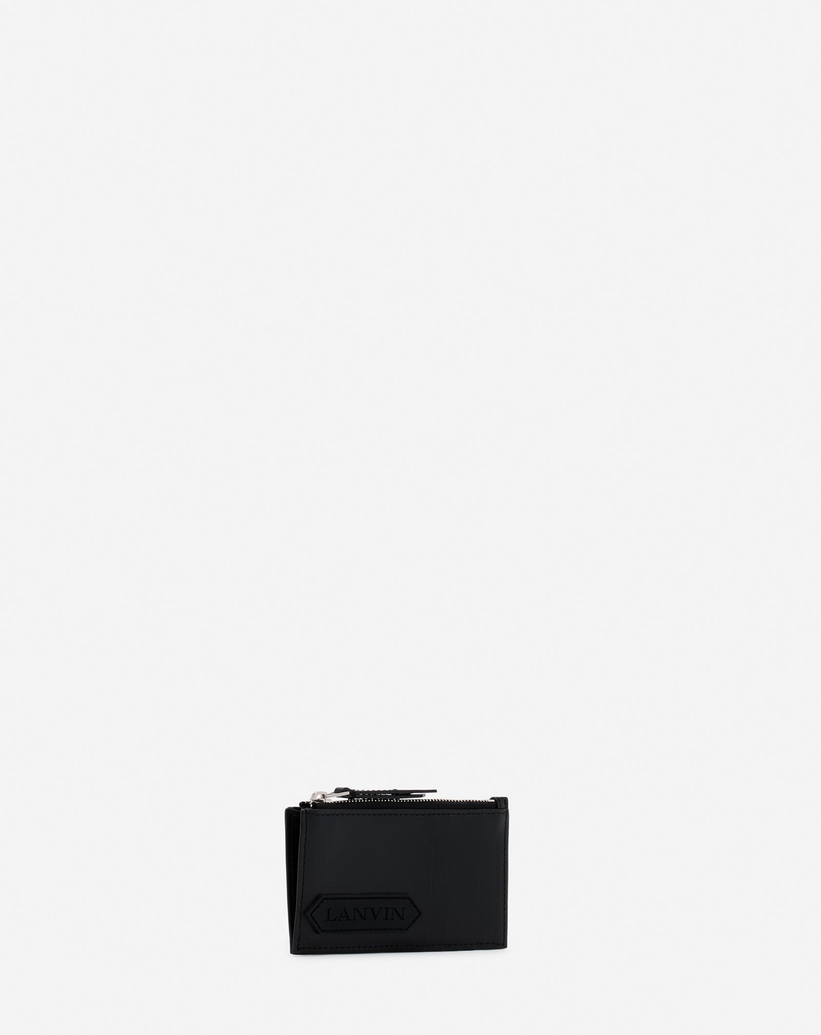 PORTE-CARTES LANVIN SIGNATURE EN CUIR