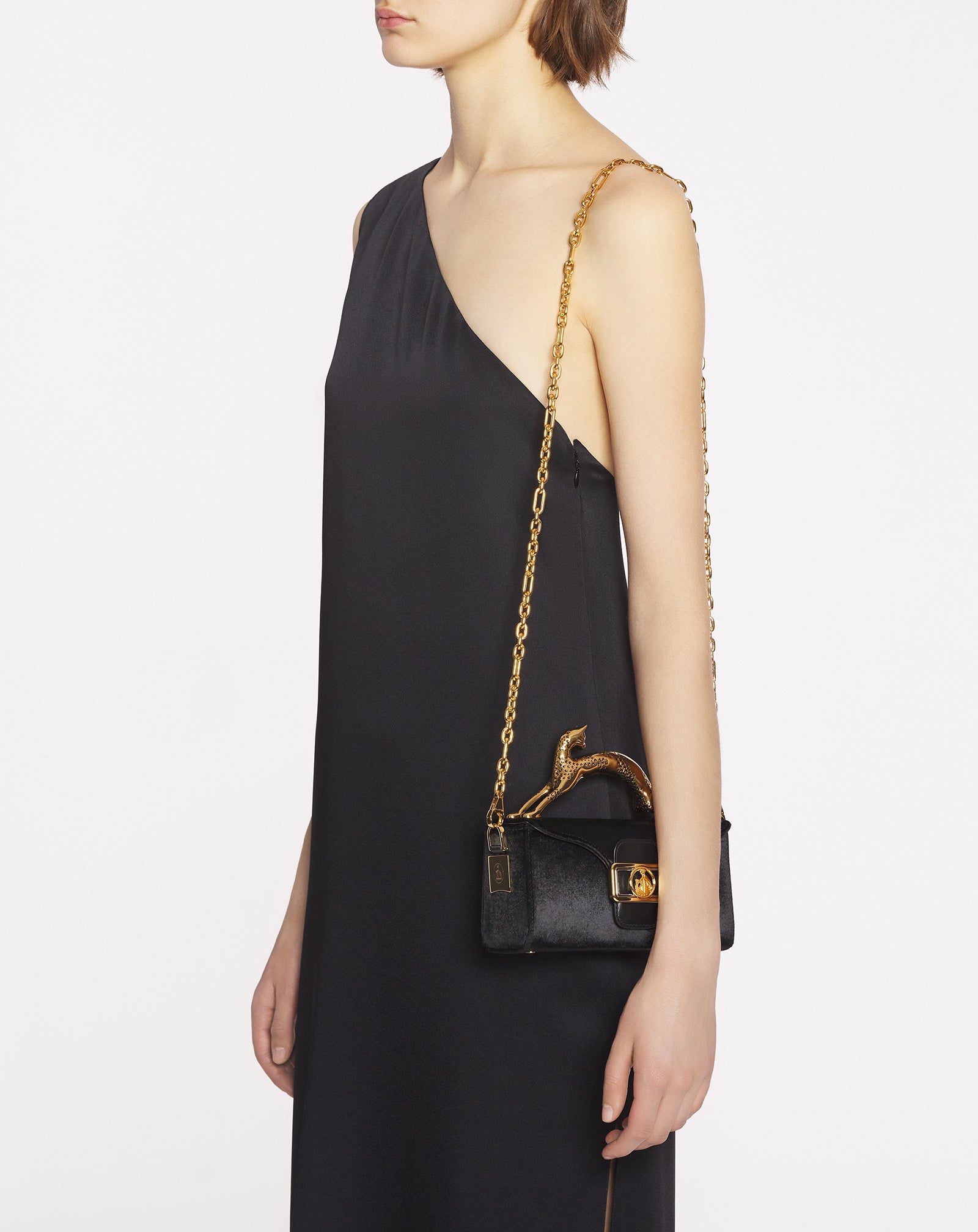 SAC PENCIL CAT NANO EN VELOURS