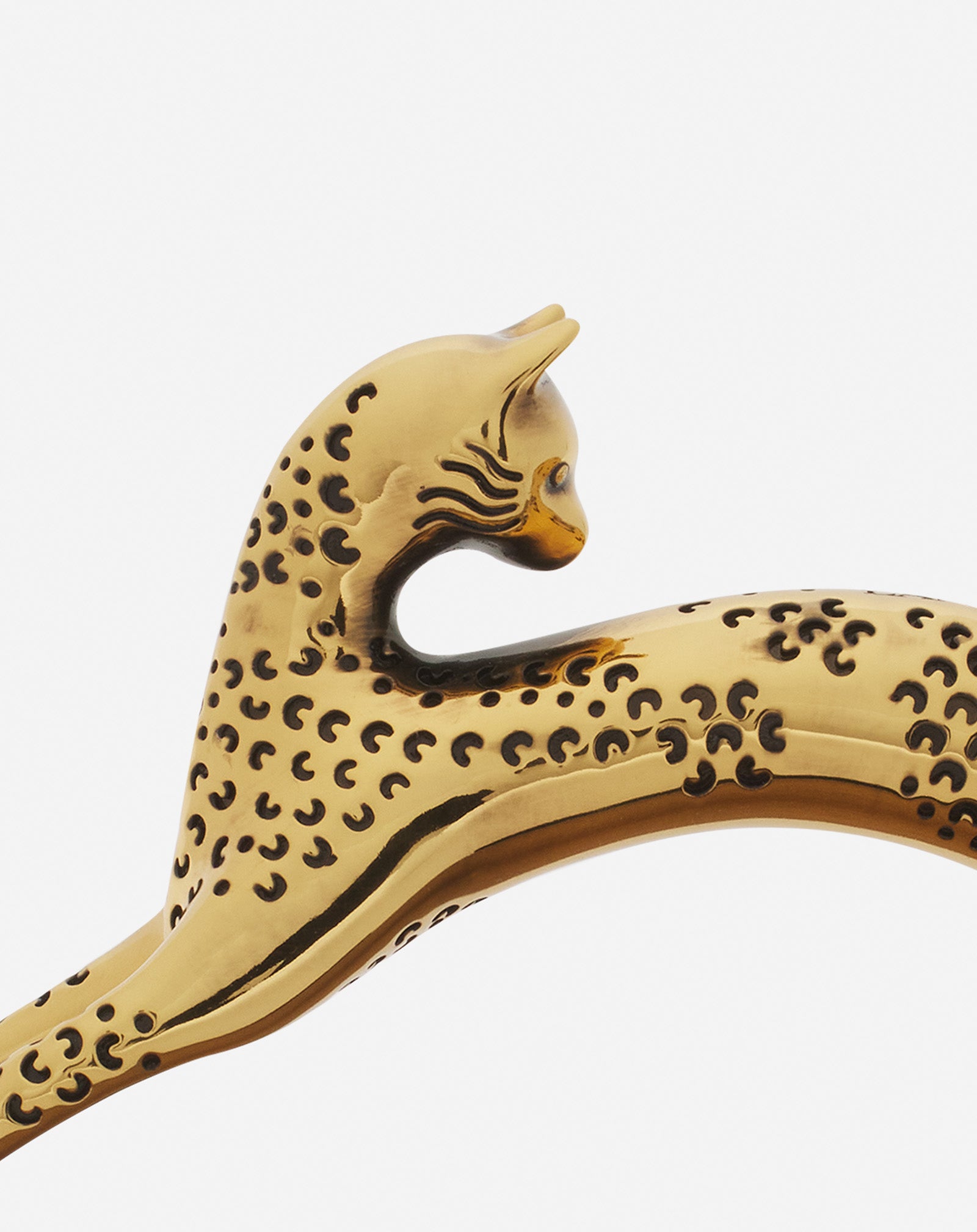 SAC PENCIL CAT NANO EN CUIR GRAINÉ MÉTALLISÉ