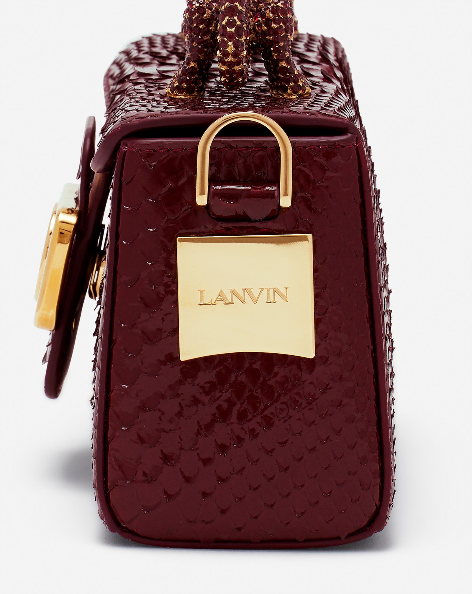 SAC PENCIL CAT EN PYTHON ET STRASS