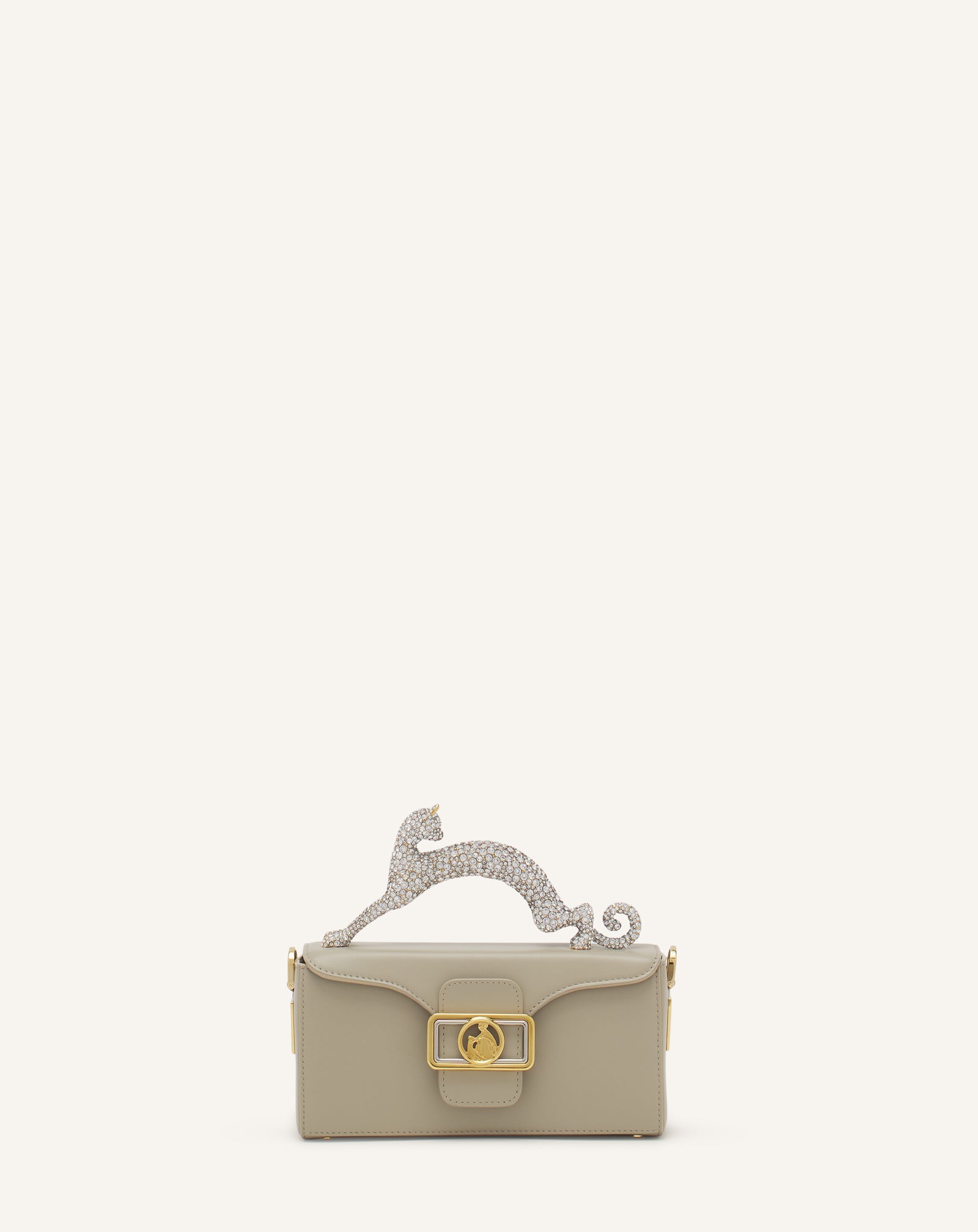 SAC PENCIL CAT NANO EN CUIR ET STRASS