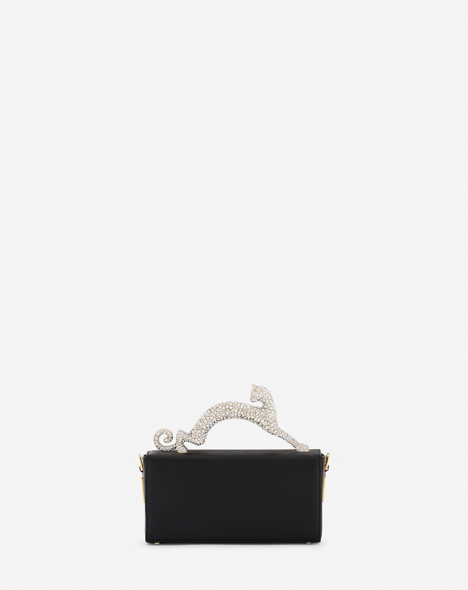 SAC PENCIL CAT NANO EN CUIR ET STRASS