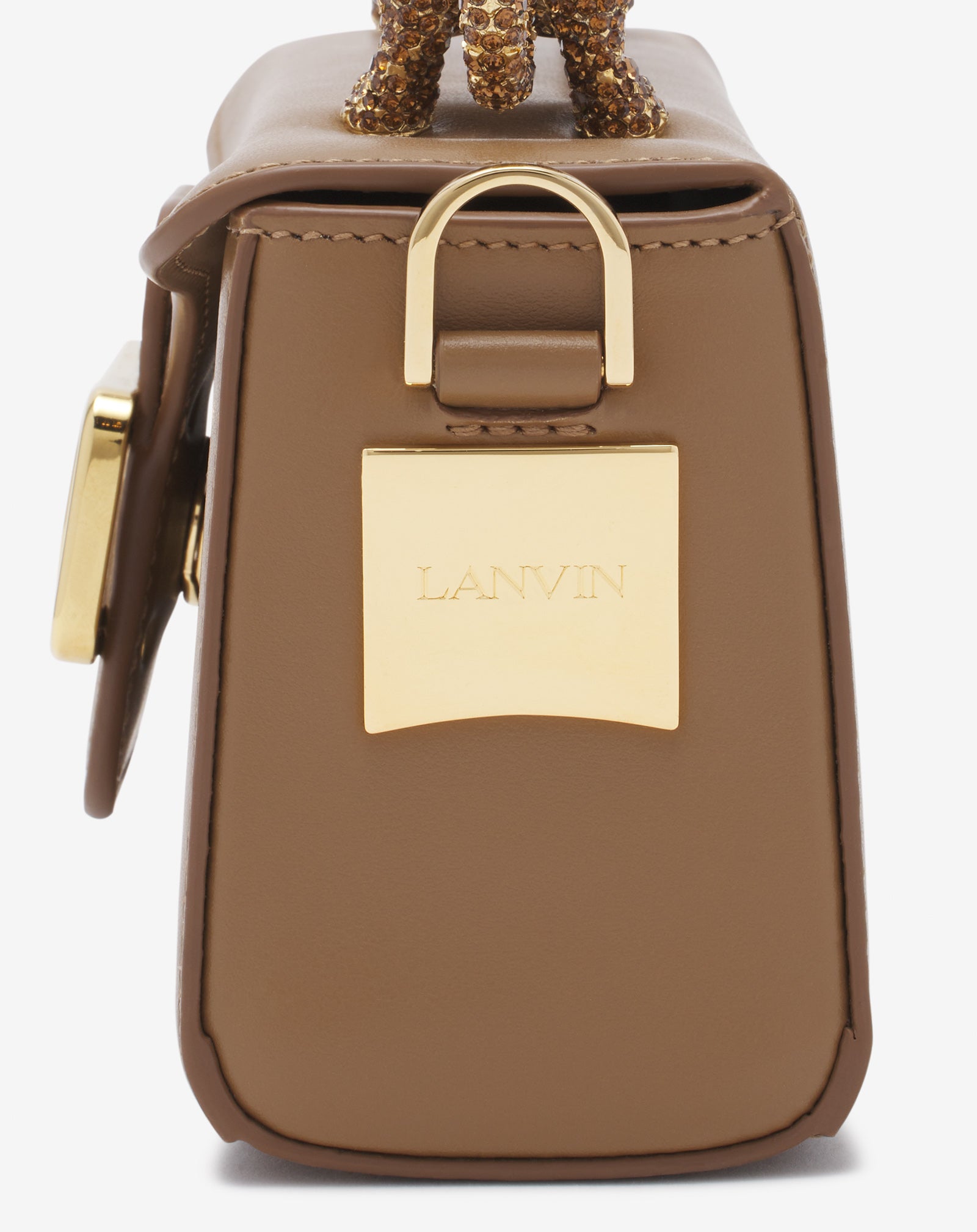 SAC PENCIL CAT NANO EN CUIR ET STRASS