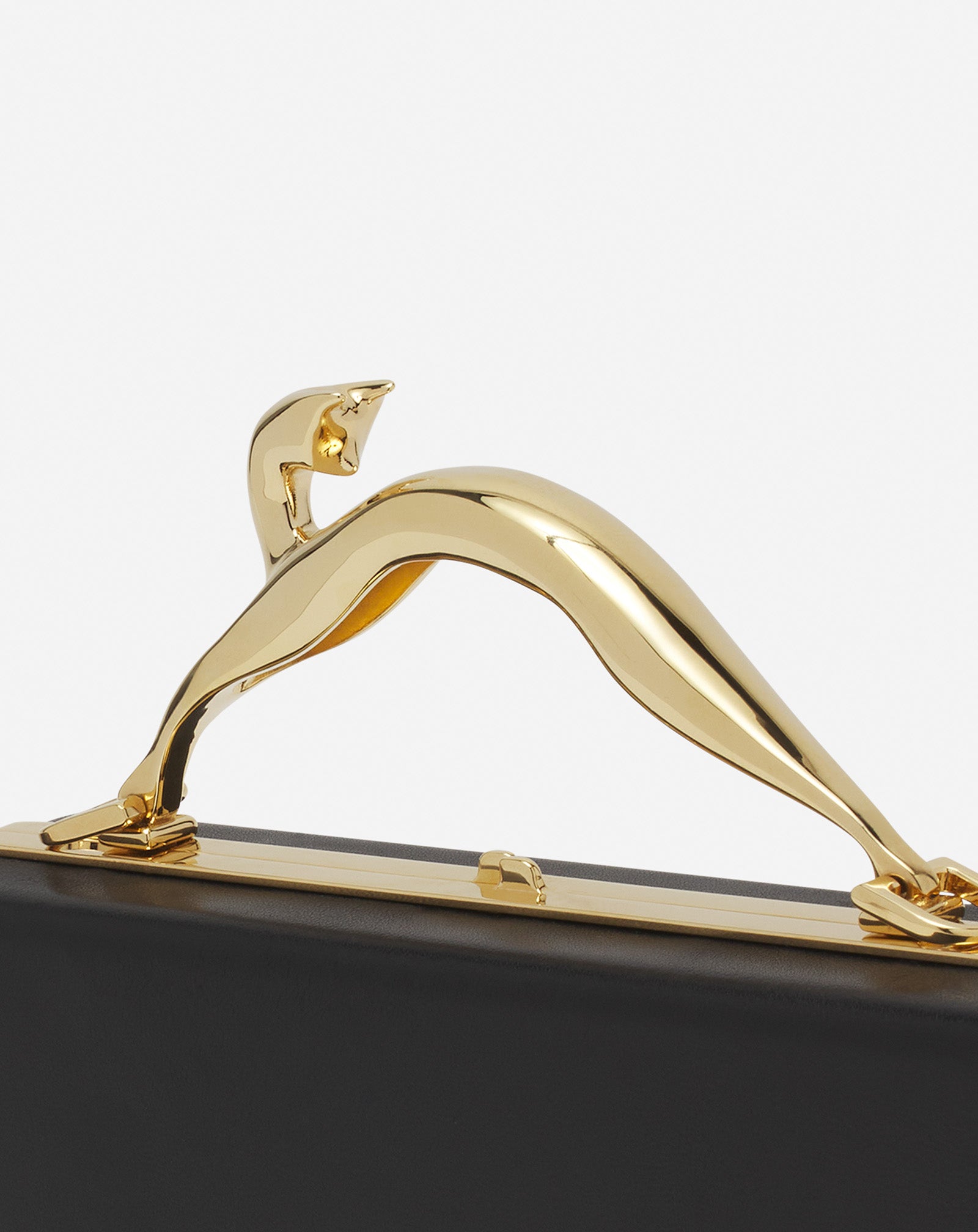 SAC POCHETTE FUSION CAT EN CUIR