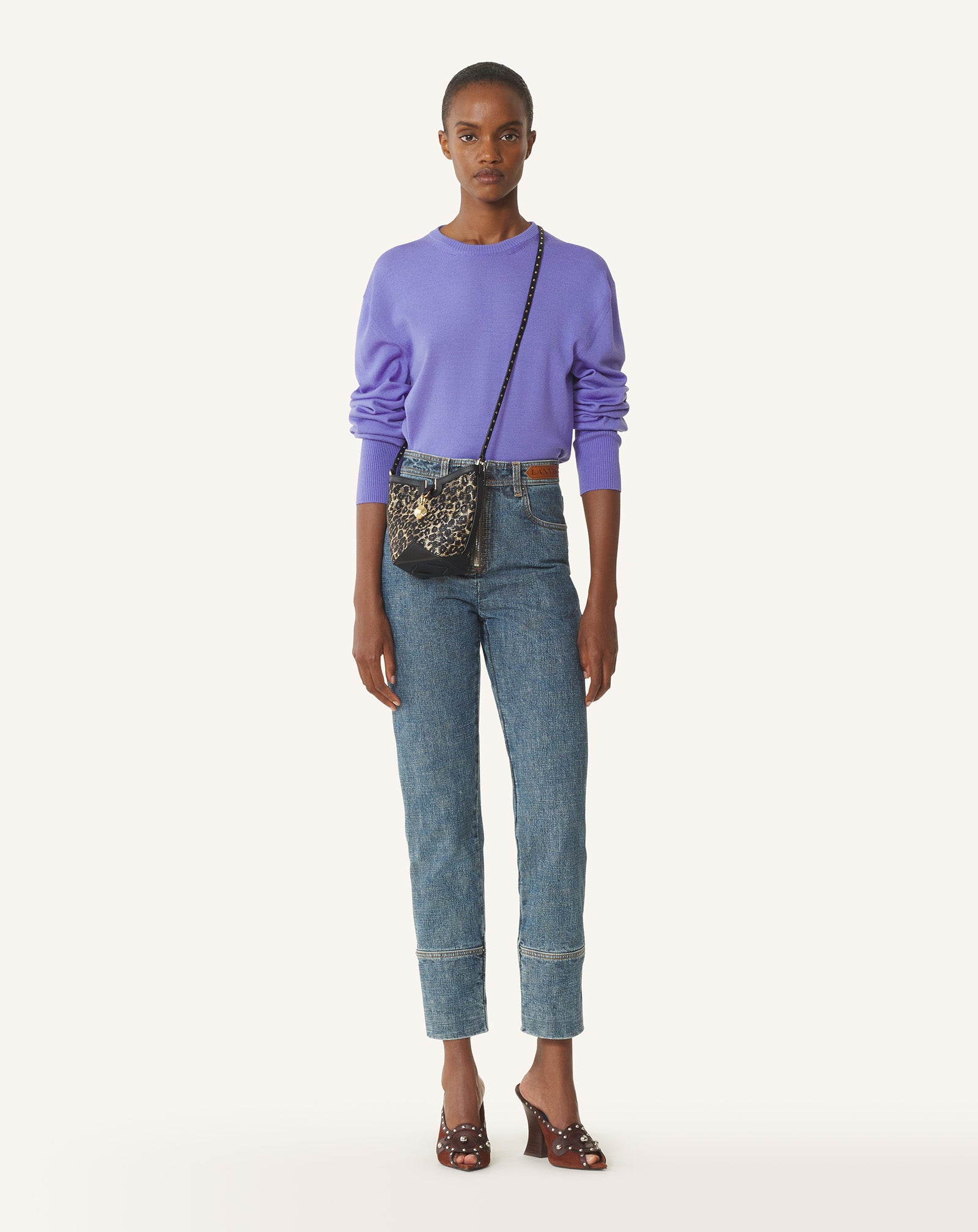 SAC SCEAU CATCH BY LANVIN PM EN RAFIA AVEC SANGLE