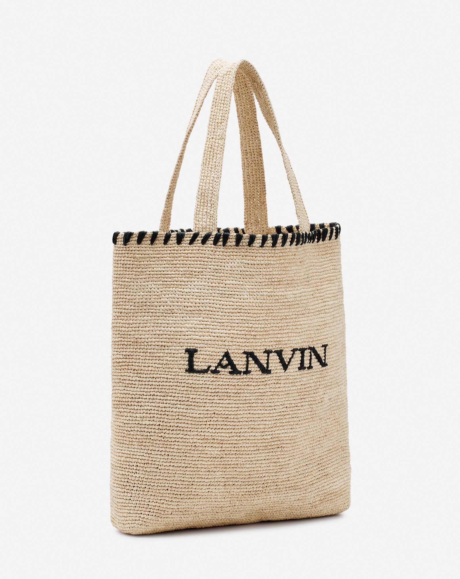 SAC CABAS LANVIN EN RAPHIA