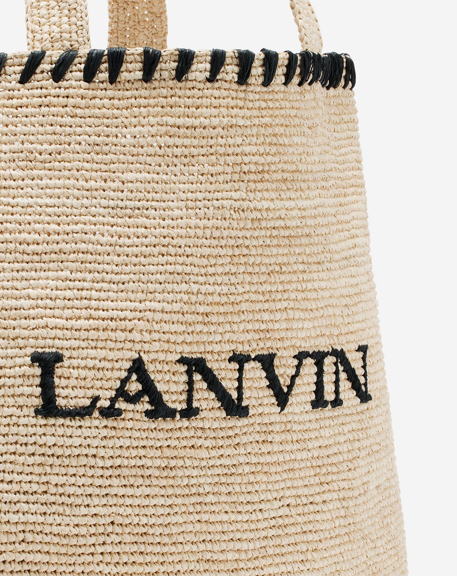 SAC CABAS LANVIN EN RAPHIA