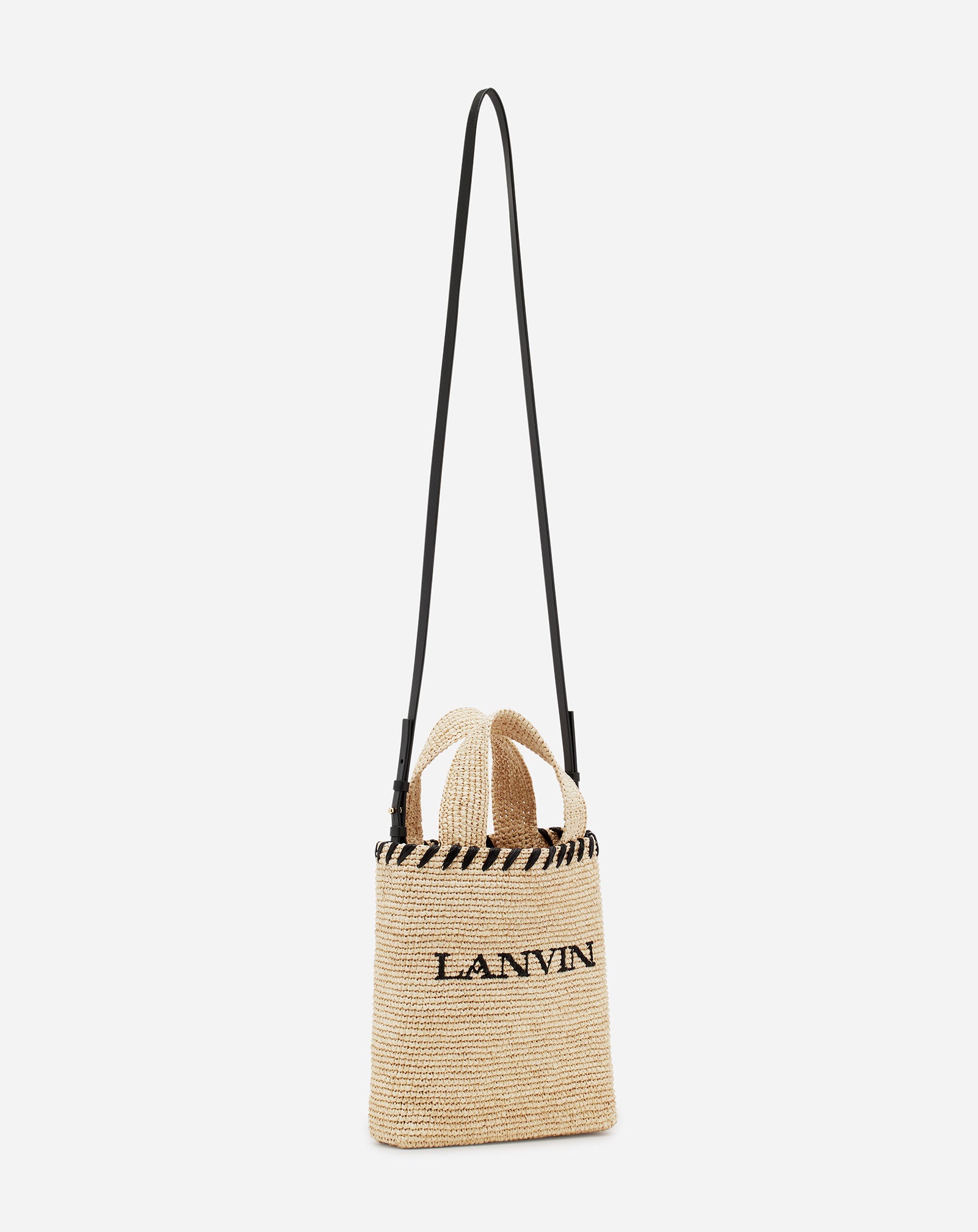 SAC CABAS LANVIN NANO EN RAPHIA