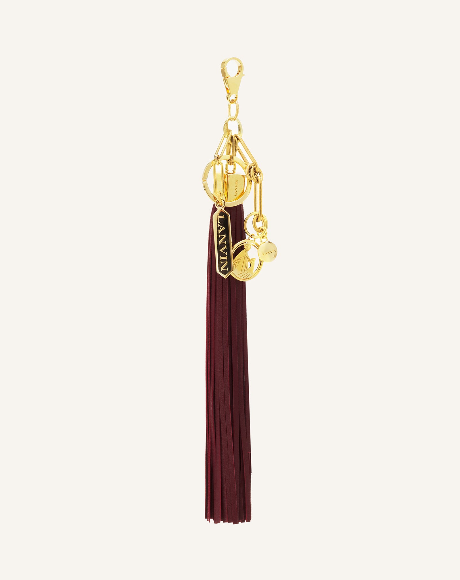 ACCESSOIRE DE SAC POMPON LARGE EN CUIR