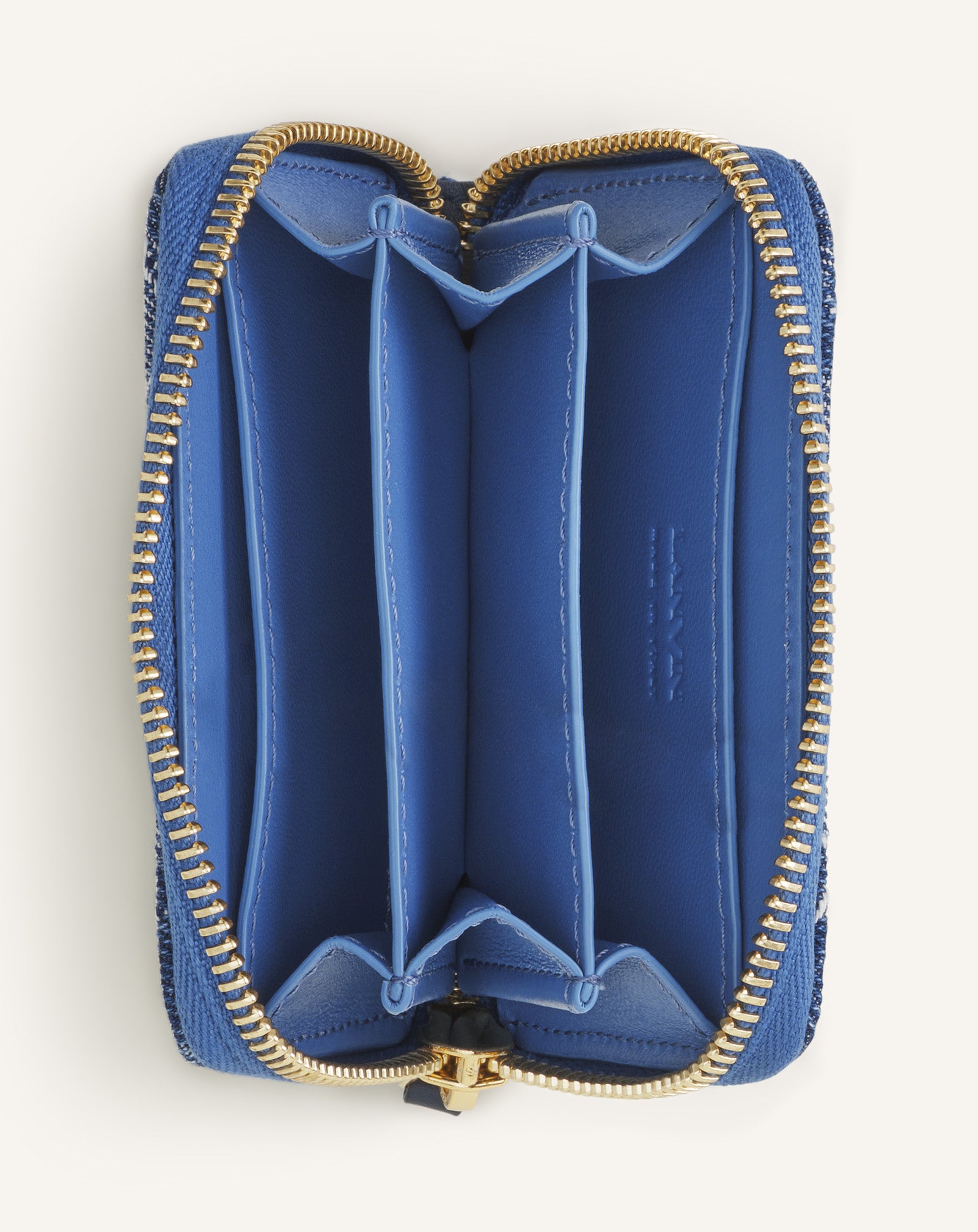 PORTE-CARTE LUNAR YEAR ZIPPÉ EN DENIM