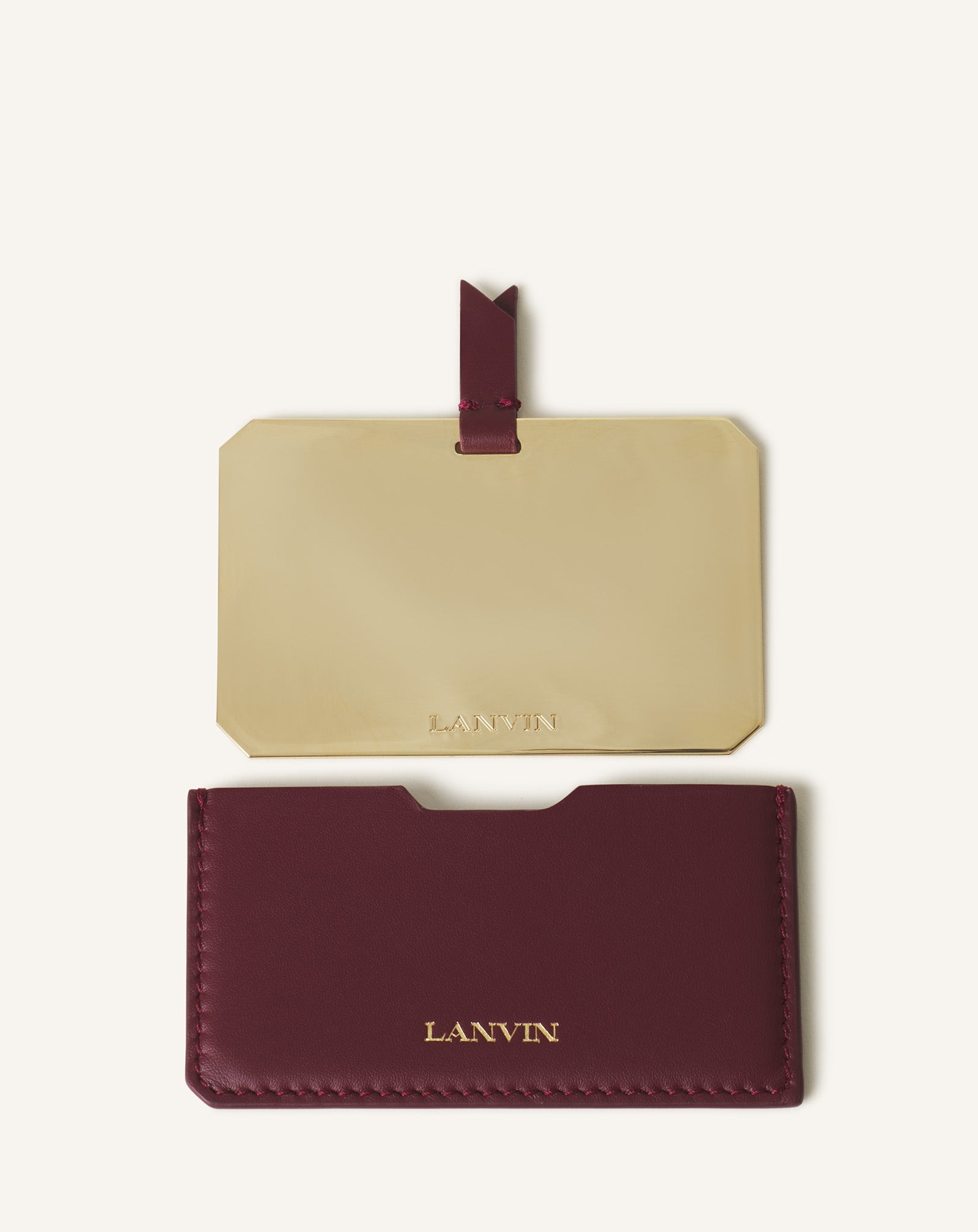 PORTE-MIROIR LANVIN EN CUIR