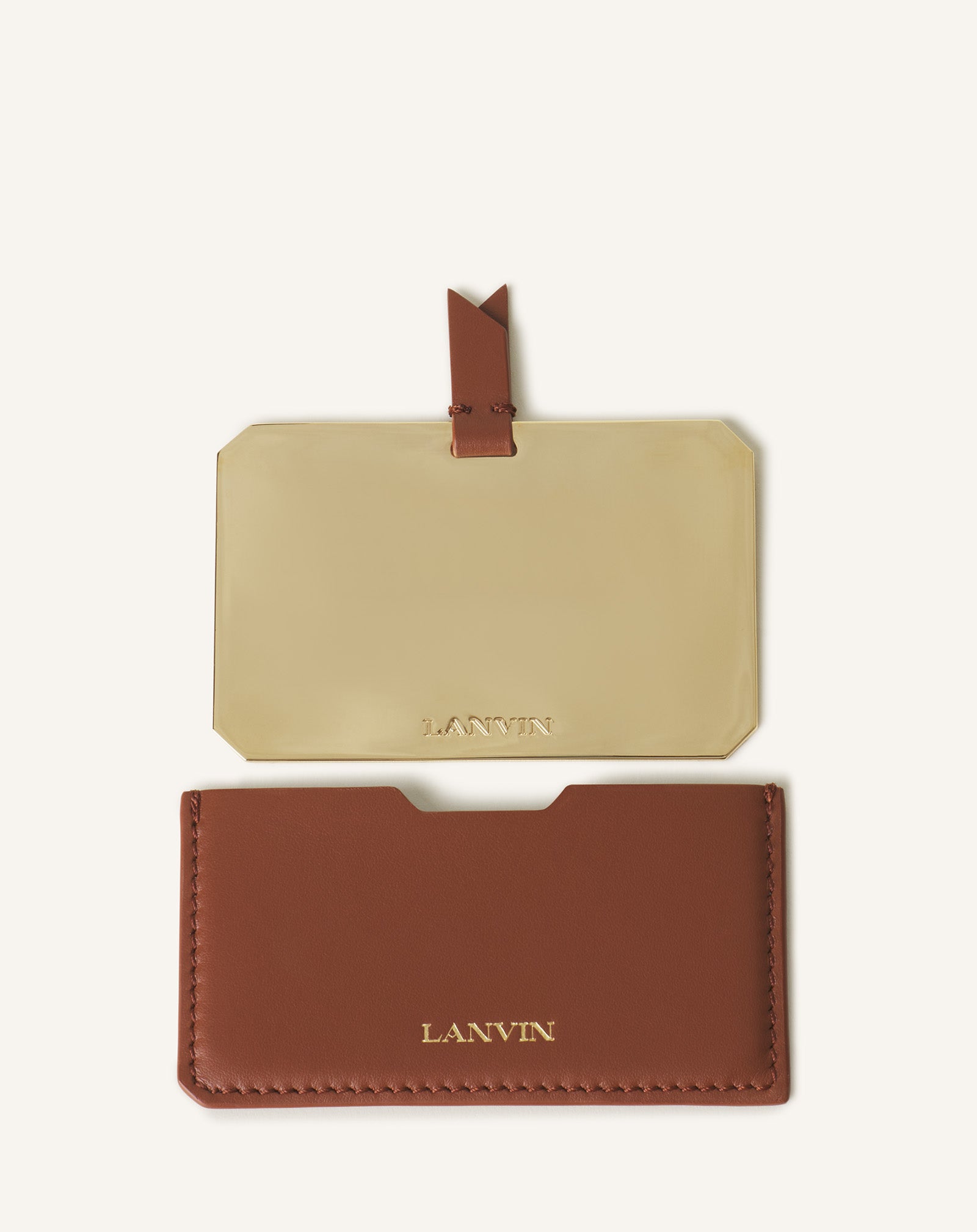 PORTE-MIROIR LANVIN EN CUIR