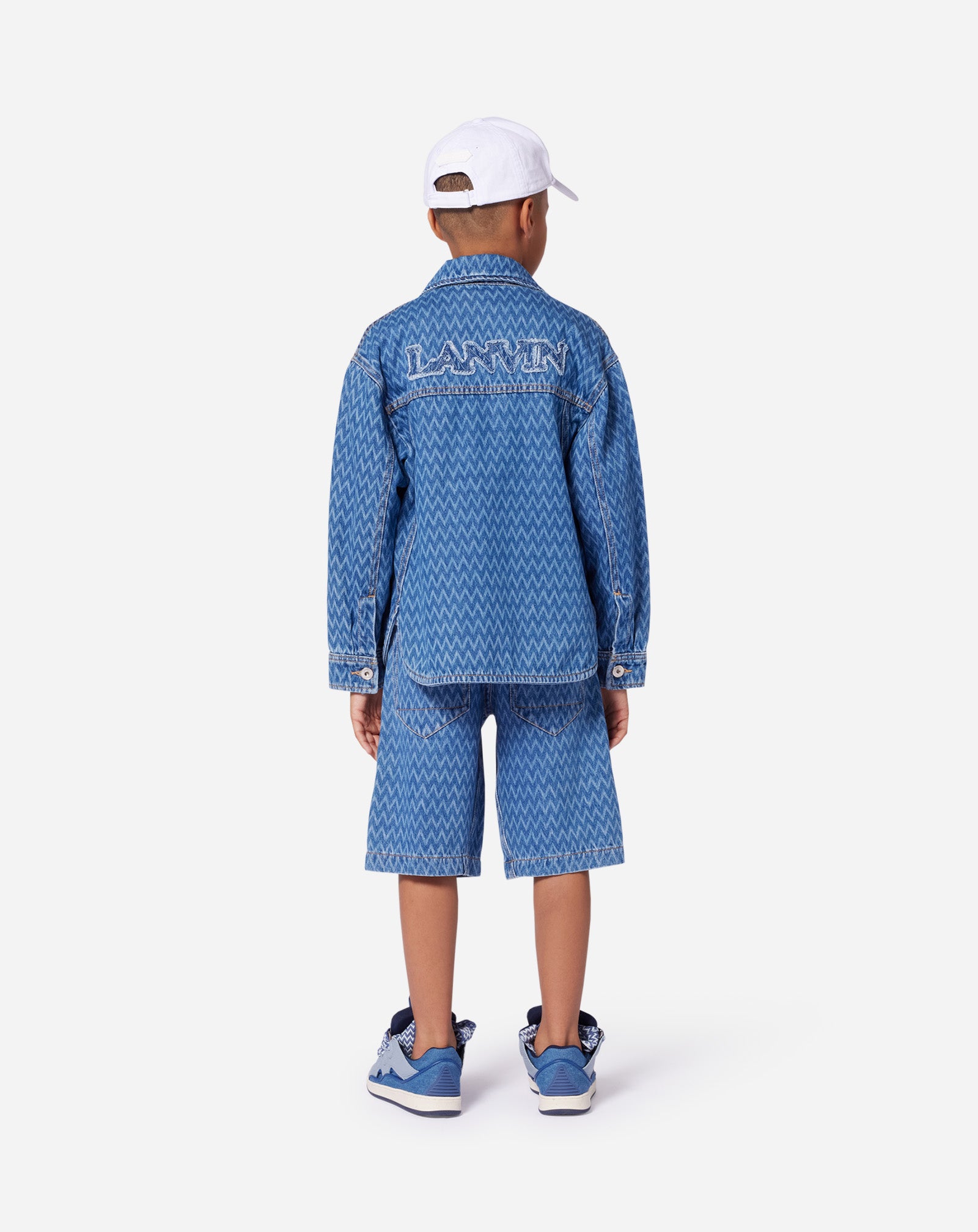 CHEMISE EN JEAN À MOTIFS ENFANT