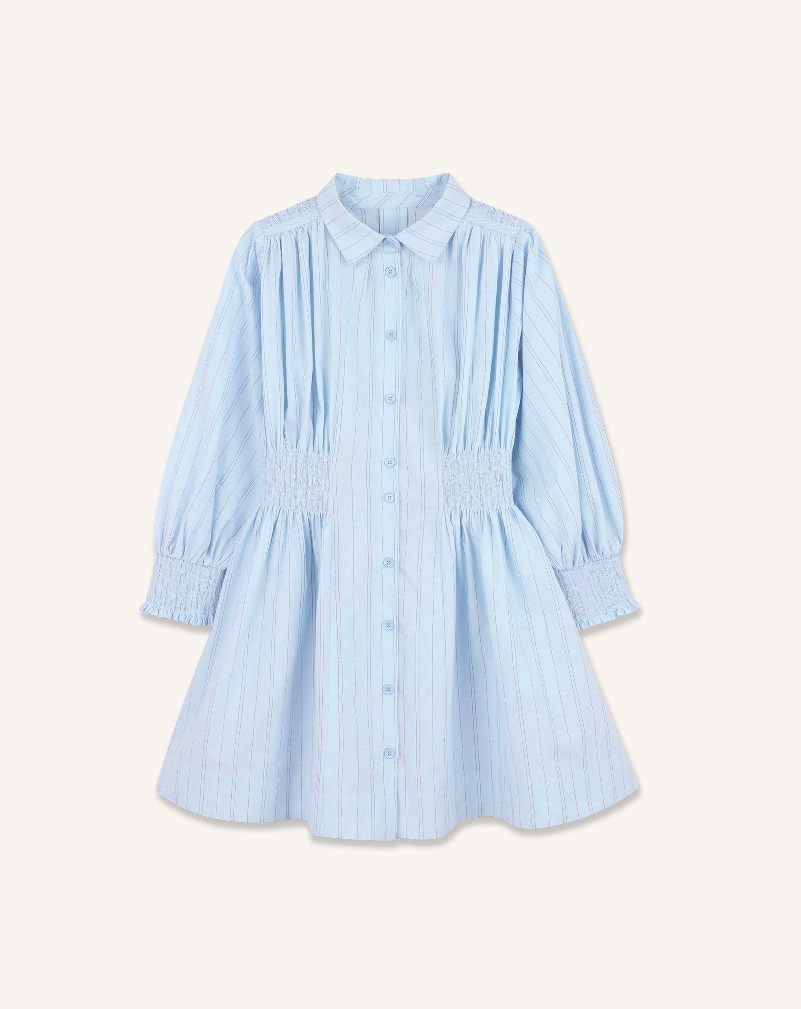 ROBE CHEMISE EN COTON