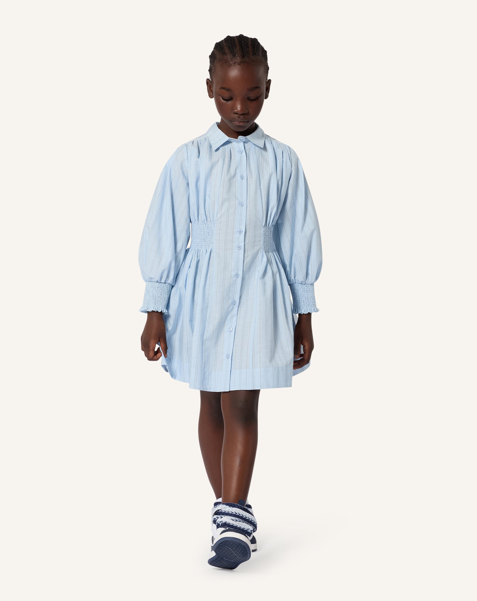 ROBE CHEMISE EN COTON