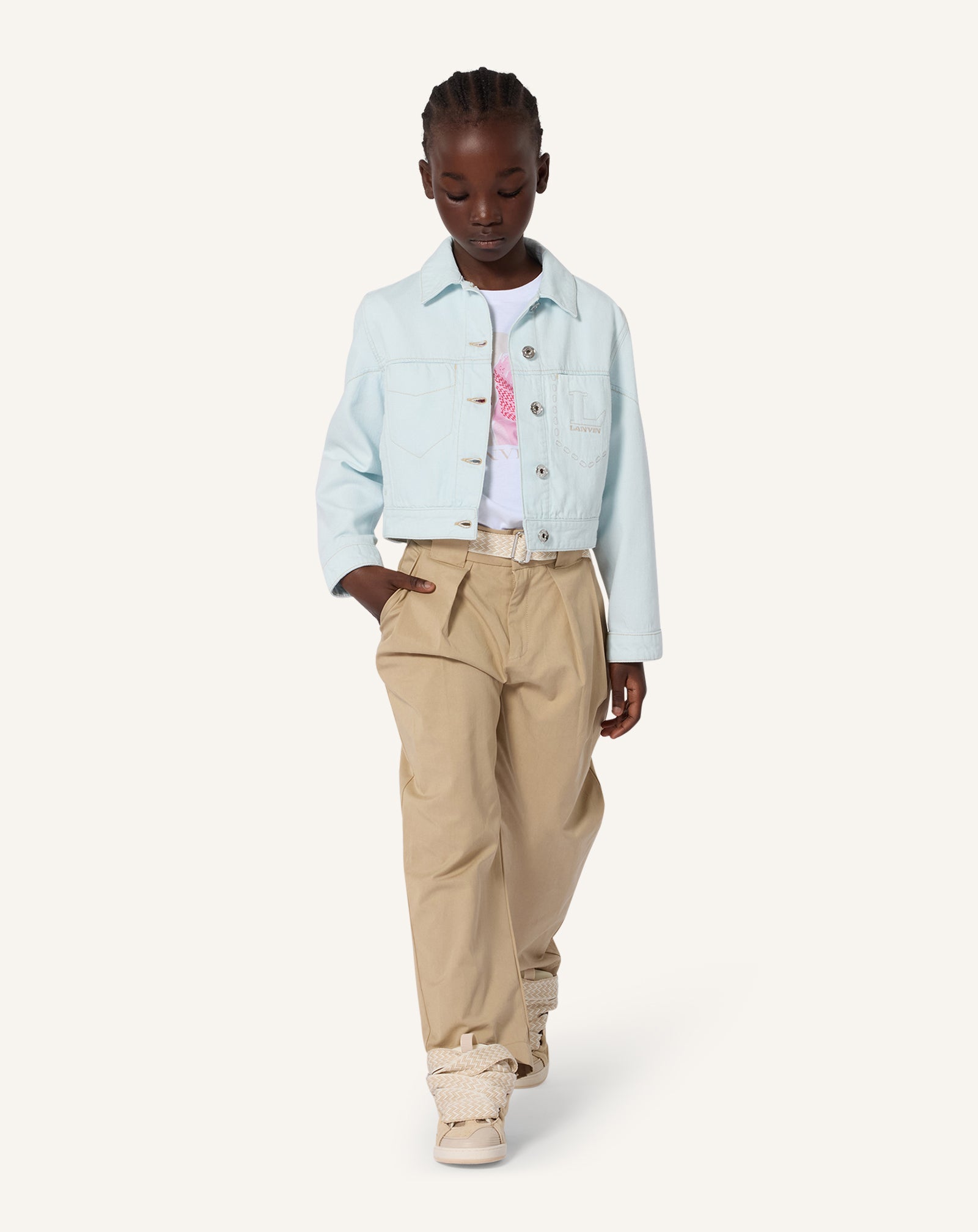 VESTE EN DENIM BRODE LANVIN