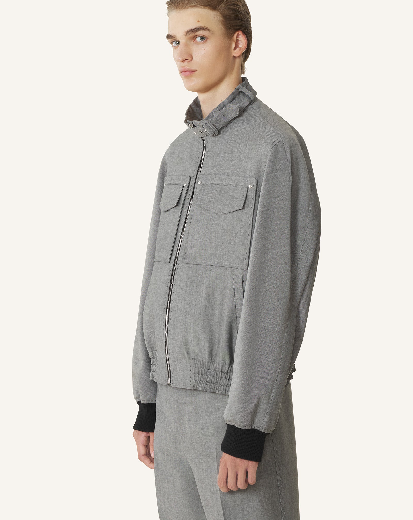 BLOUSON EN LAINE MOHAIR