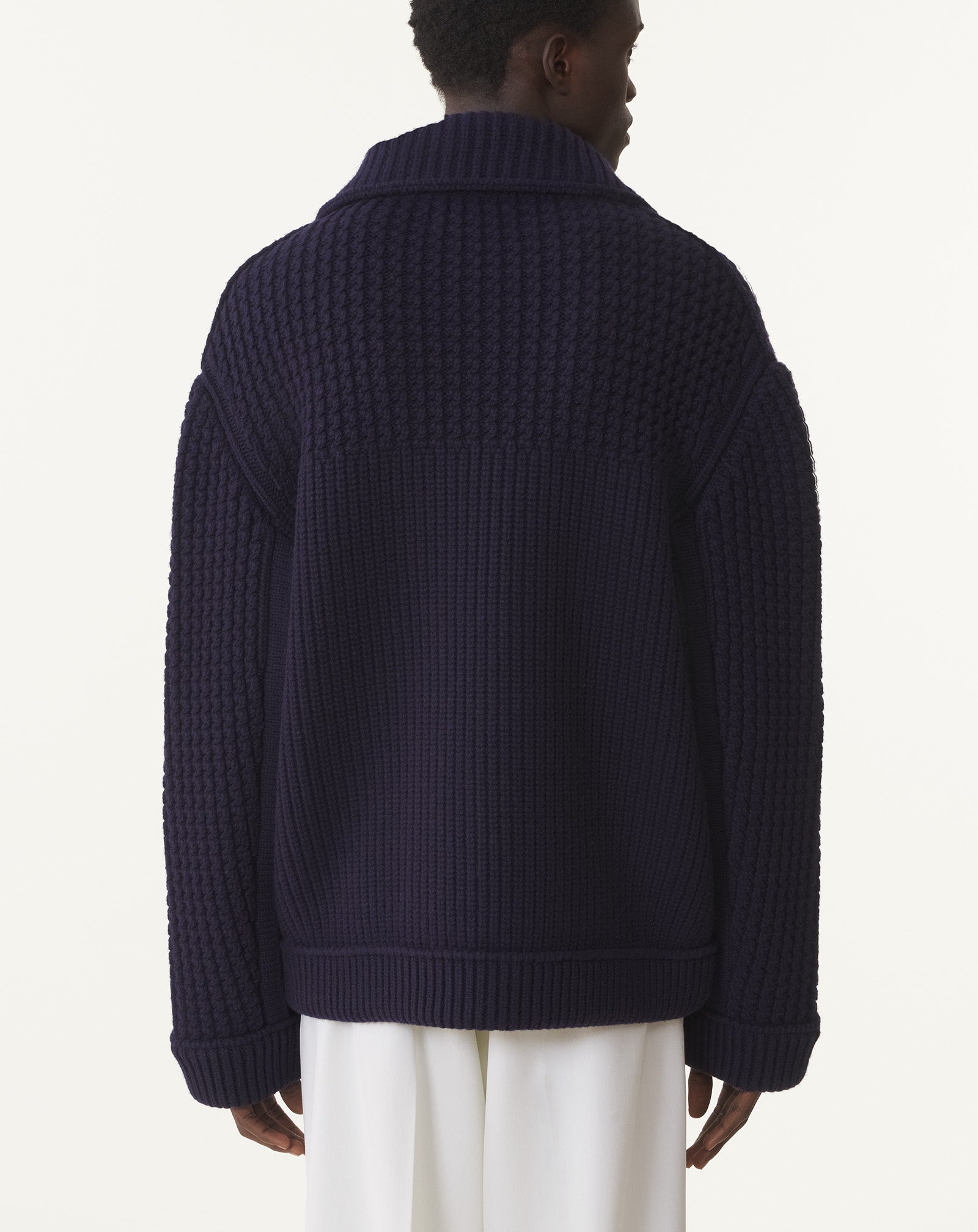 CABAN AMPLE EN LAINE
