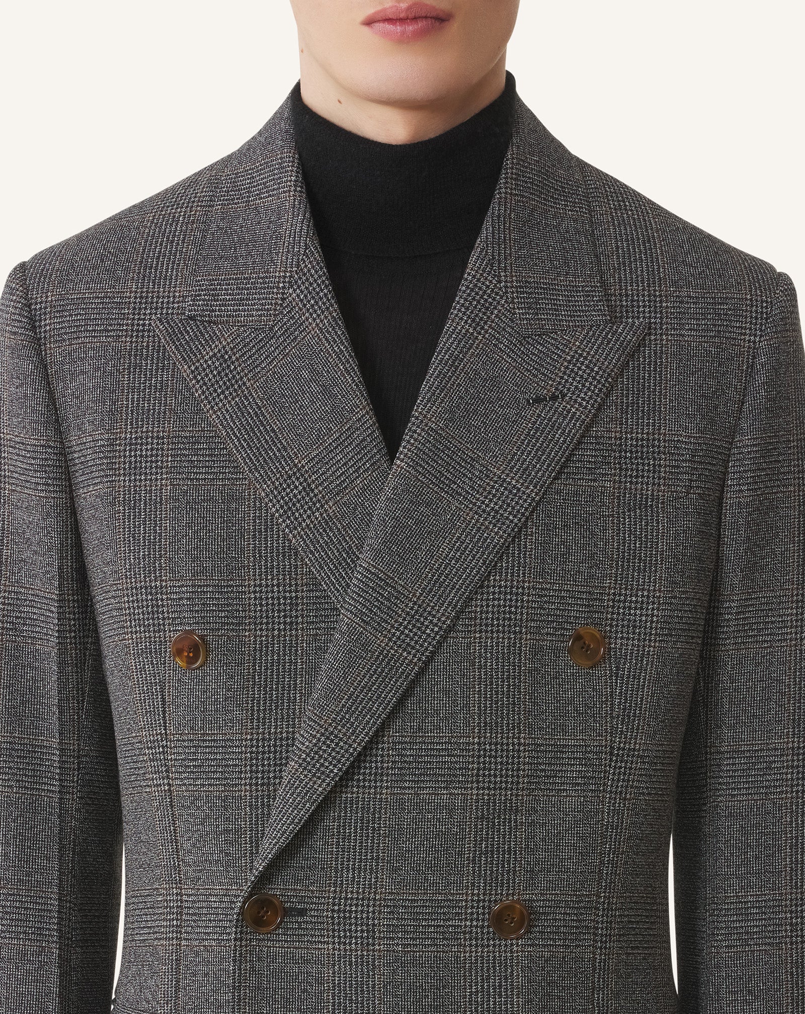 VESTE AJUSTÉE DOUBLE BOUTONNAGE