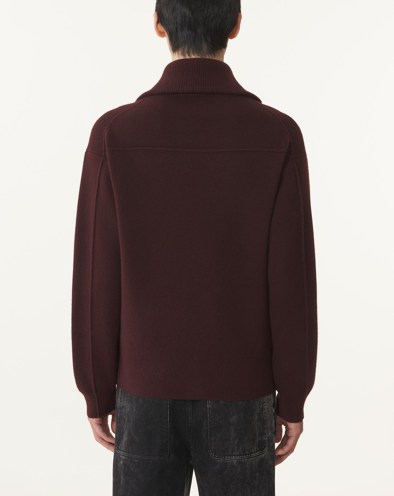 CARDIGAN ZIPPÉ EN CACHEMIRE