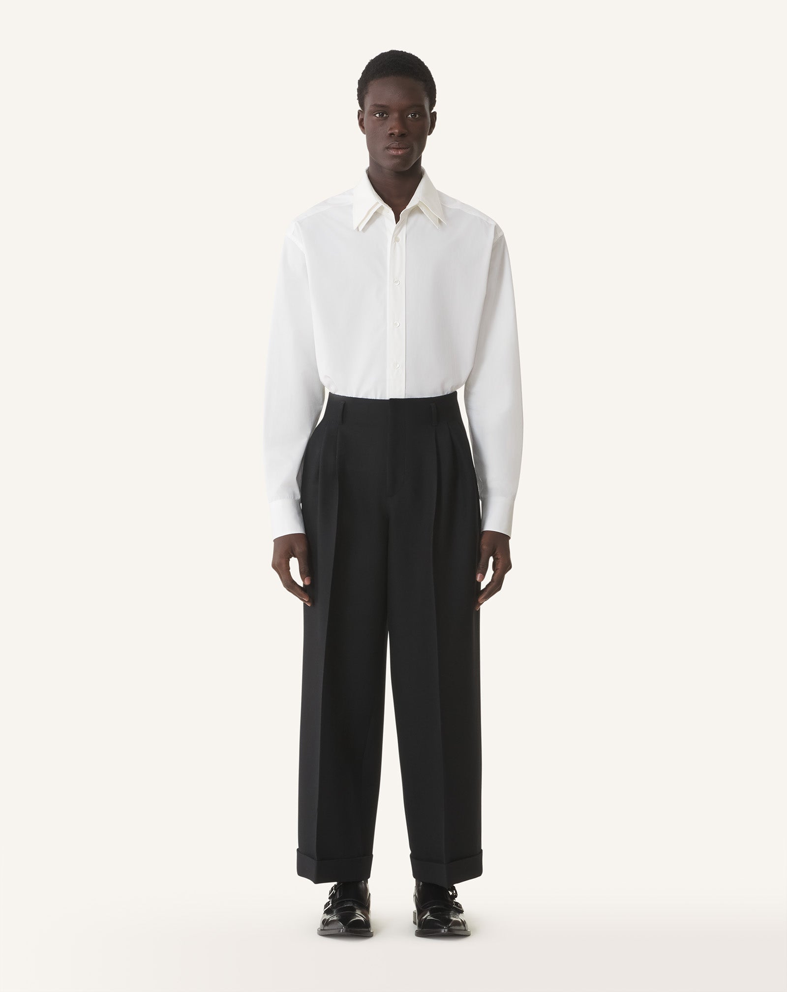 CHEMISE AMPLE EN POPELINE DE COTON