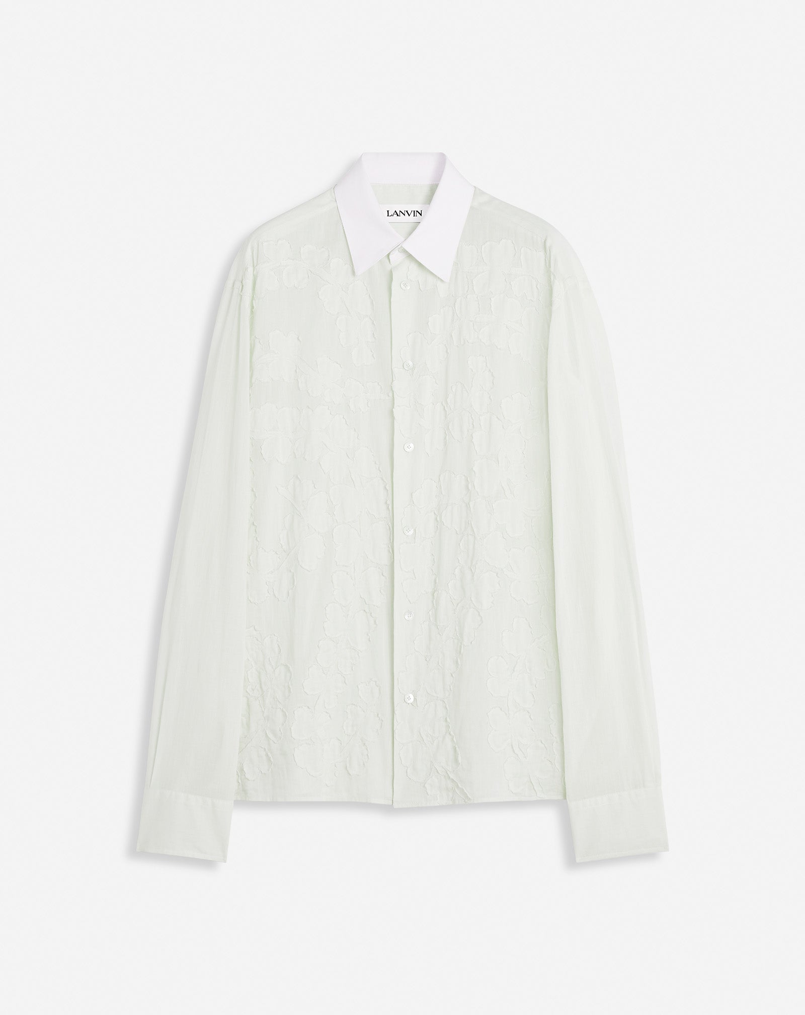 CHEMISE A DÉCOUPES EN VOILE DE COTON