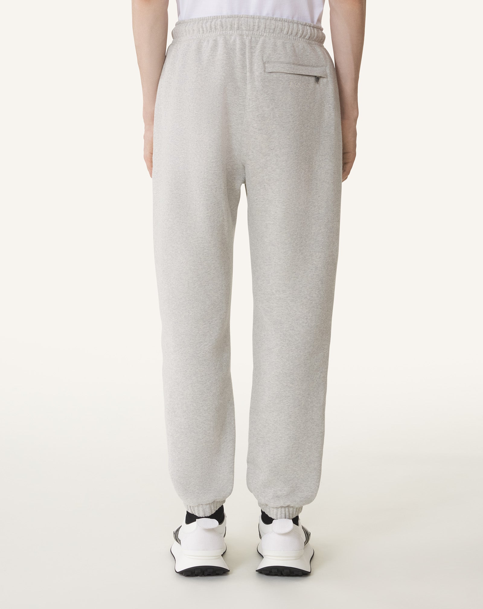 PANTALON DE JOGGING EN COTON ET CACHEMIRE