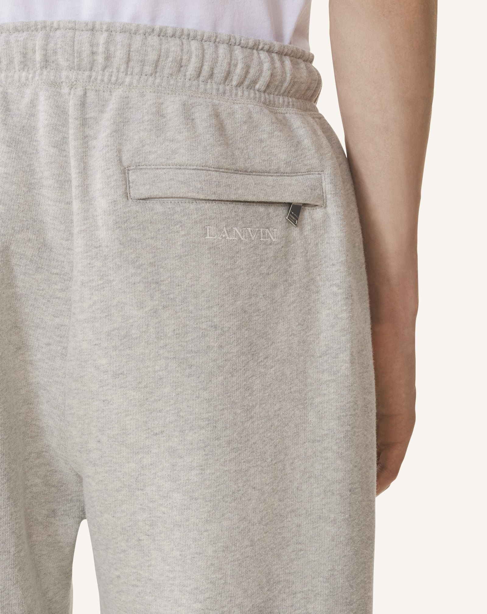 PANTALON DE JOGGING EN COTON ET CACHEMIRE