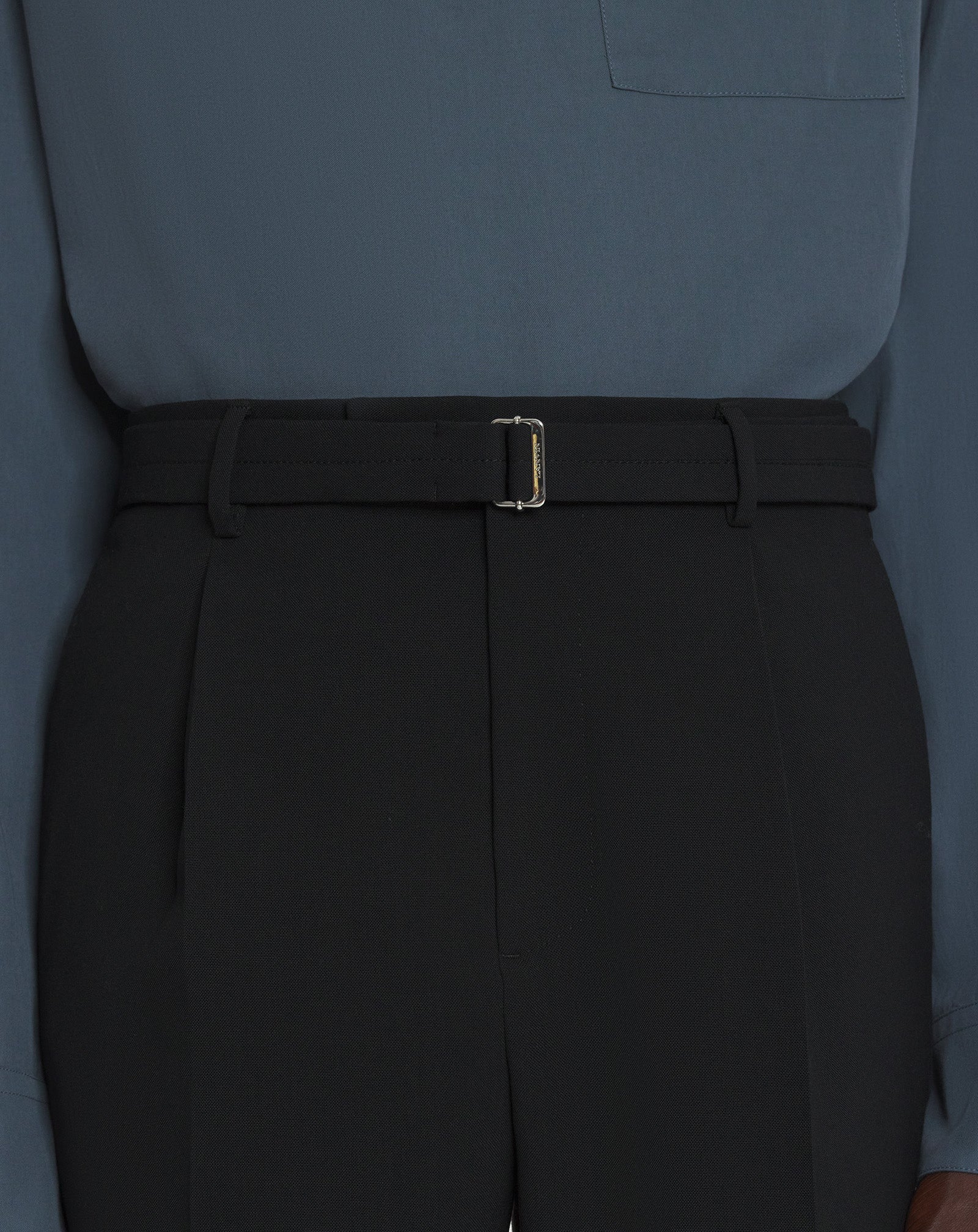 PANTALON DROIT EN LAINE