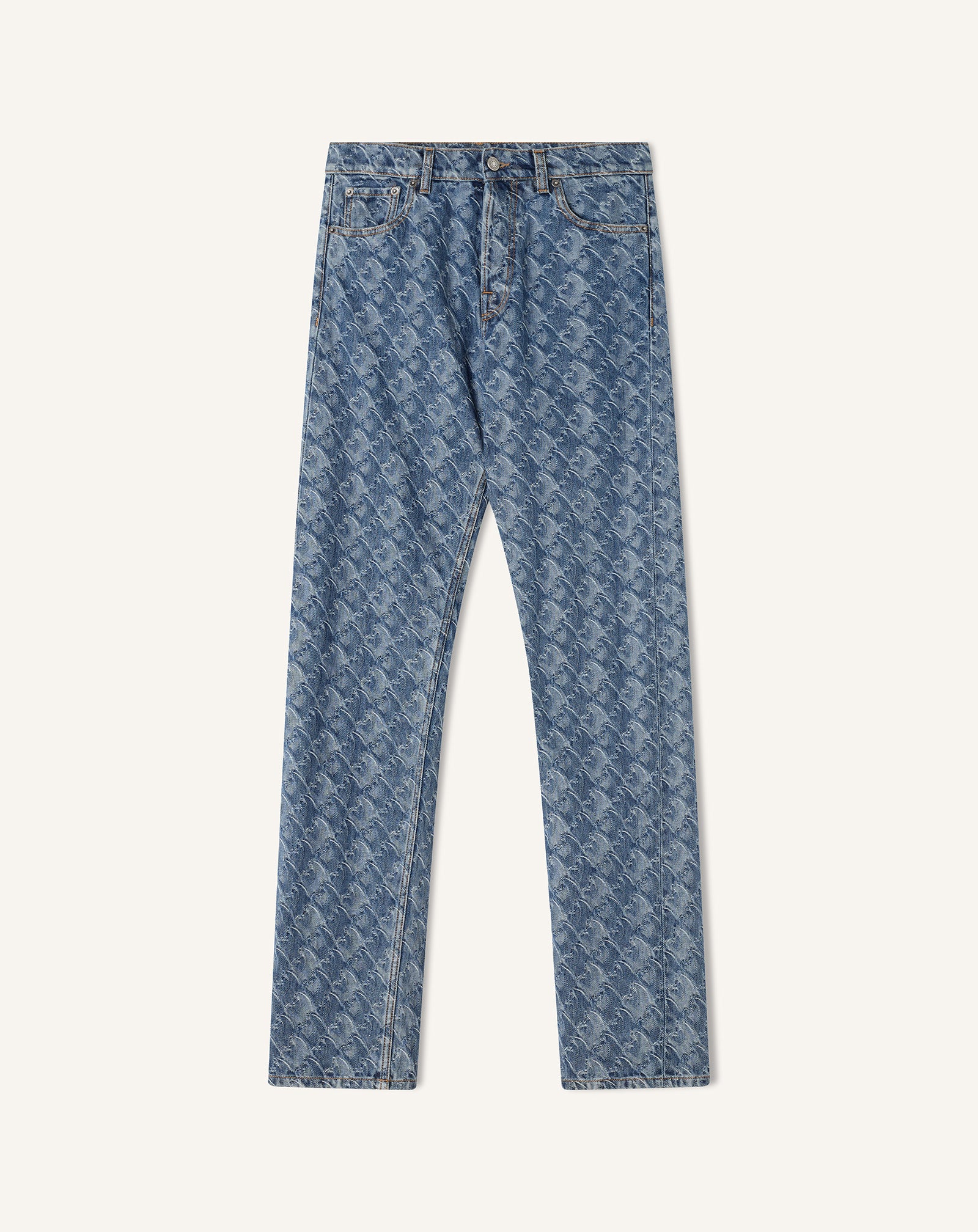 PANTALON EN DENIM JACQUARD LUNAR YEAR