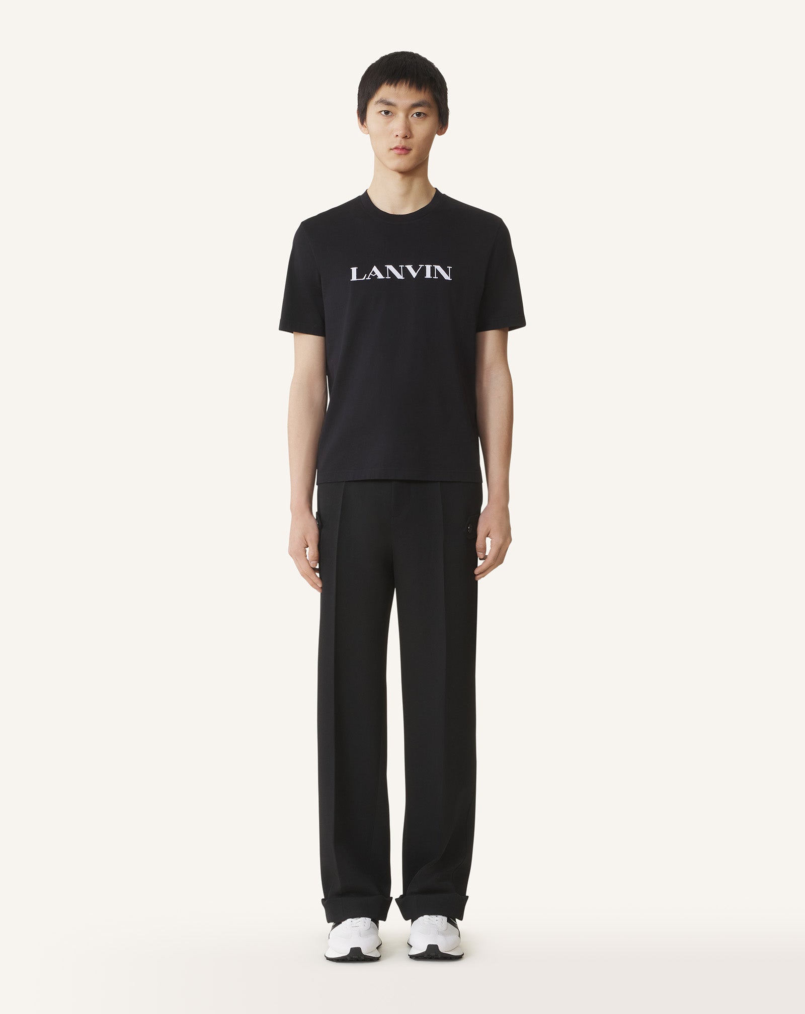 T-SHIRT BRODÉ LANVIN EN COTON