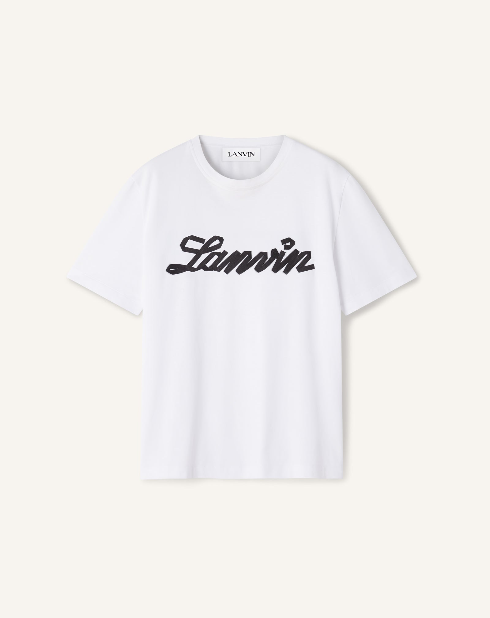 T-SHIRT RUBAN LANVIN BLANC