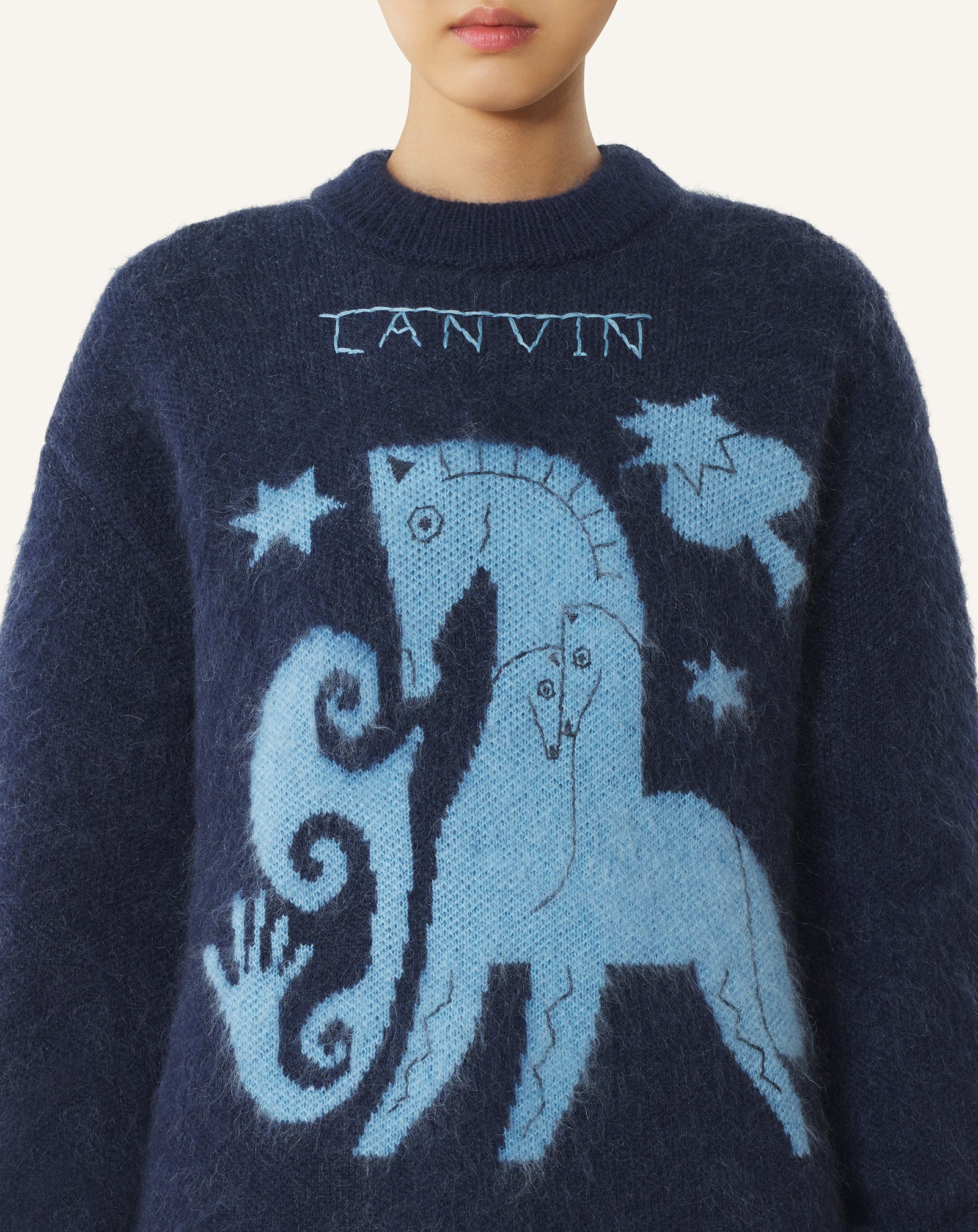 PULL EN MOHAIR JACQUARD LUNAR YEAR