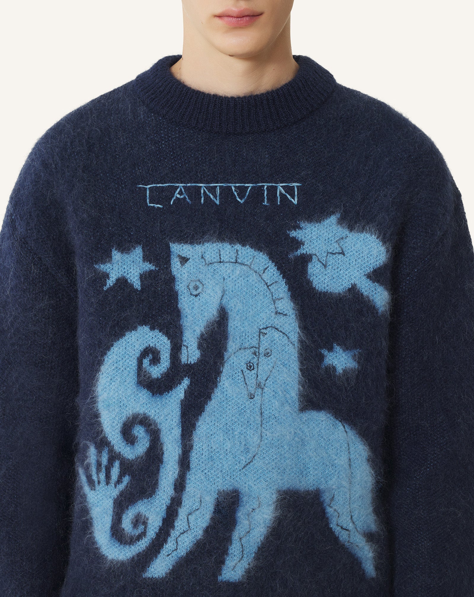 PULL EN MOHAIR JACQUARD LUNAR YEAR
