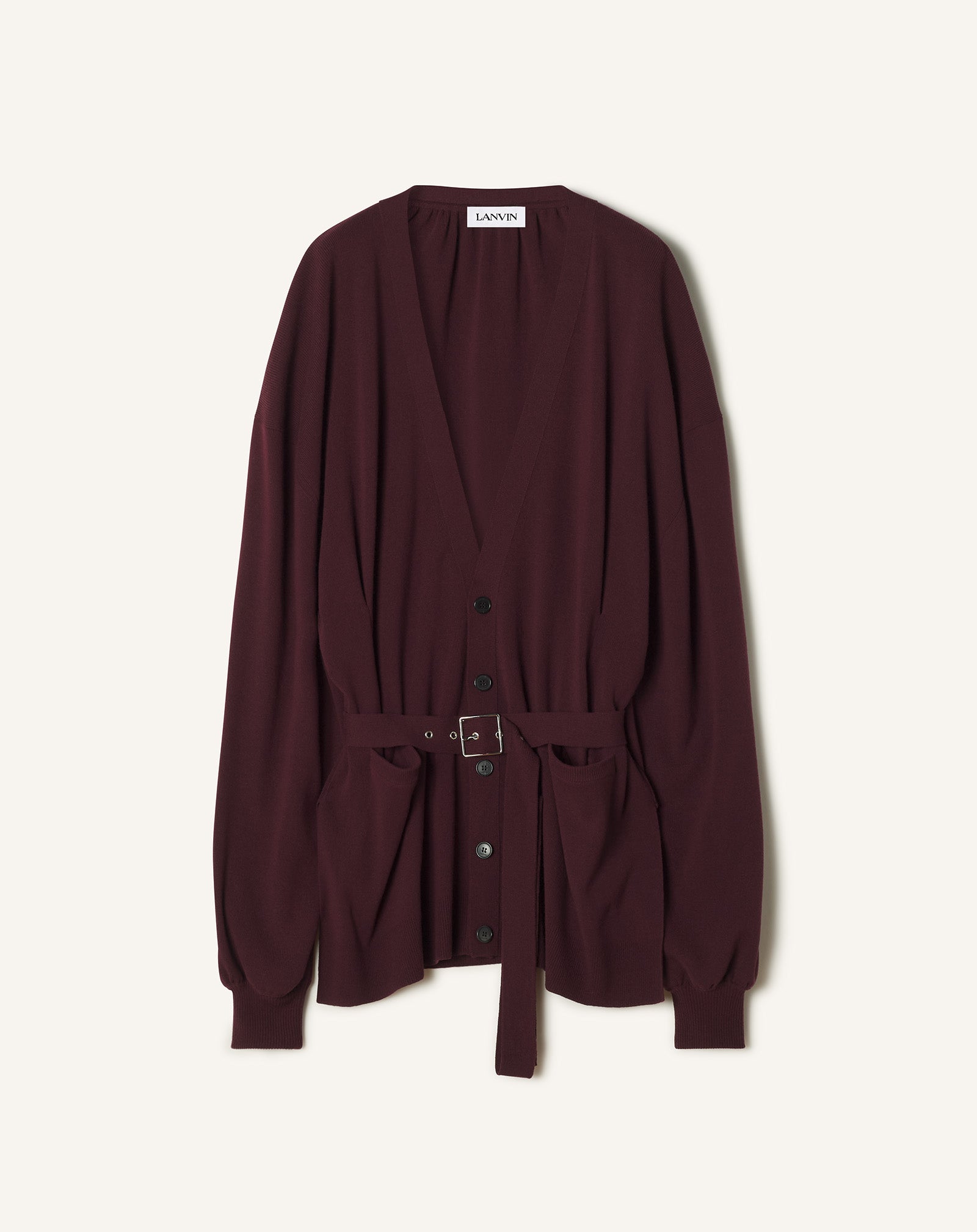 CARDIGAN OVERSIZE EN LAINE ET CACHEMIRE