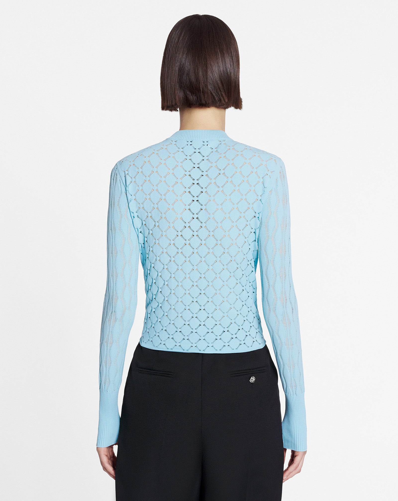 CARDIGAN BODYCON COL ROND