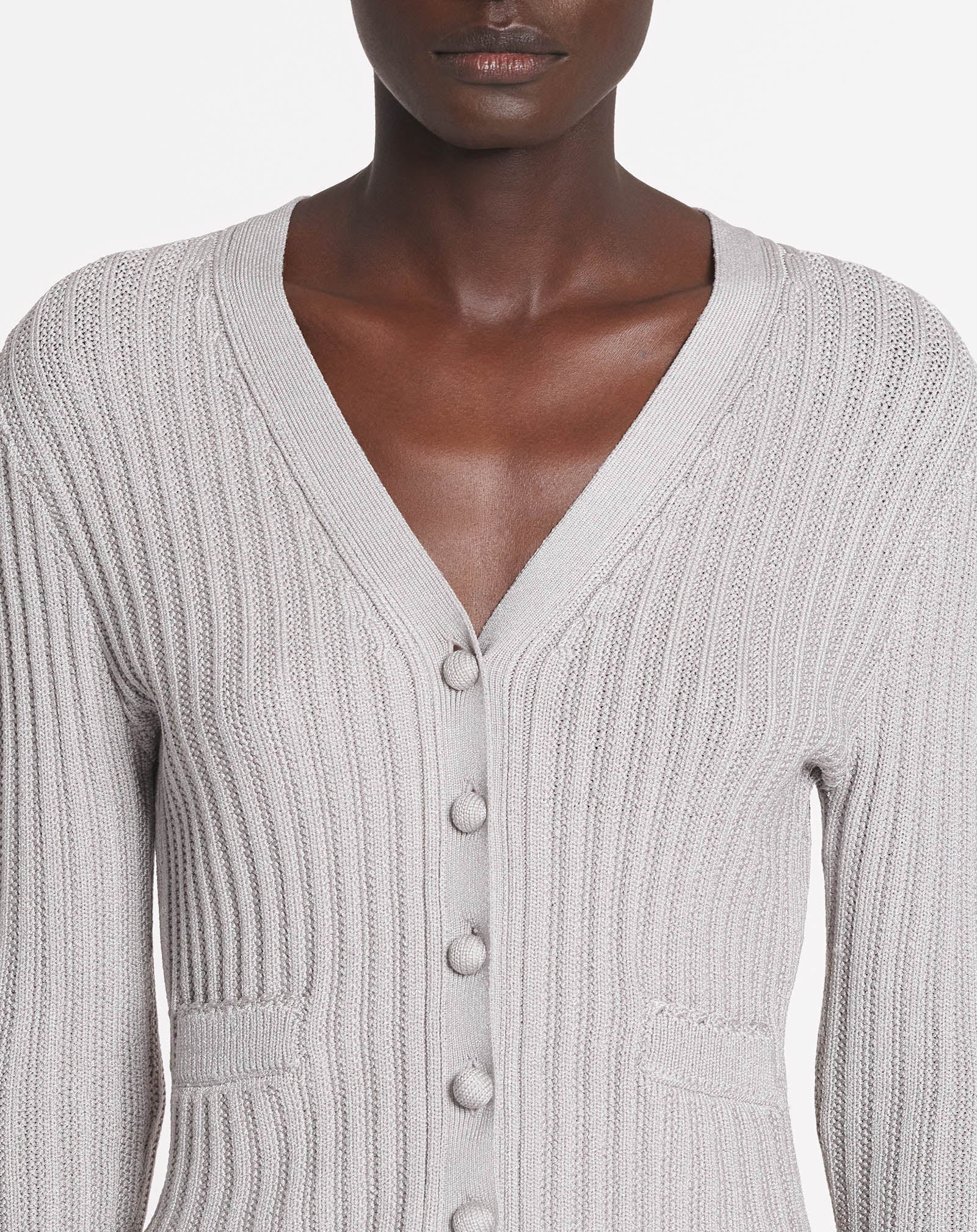 CARDIGAN CÔTELÉ EN VISCOSE
