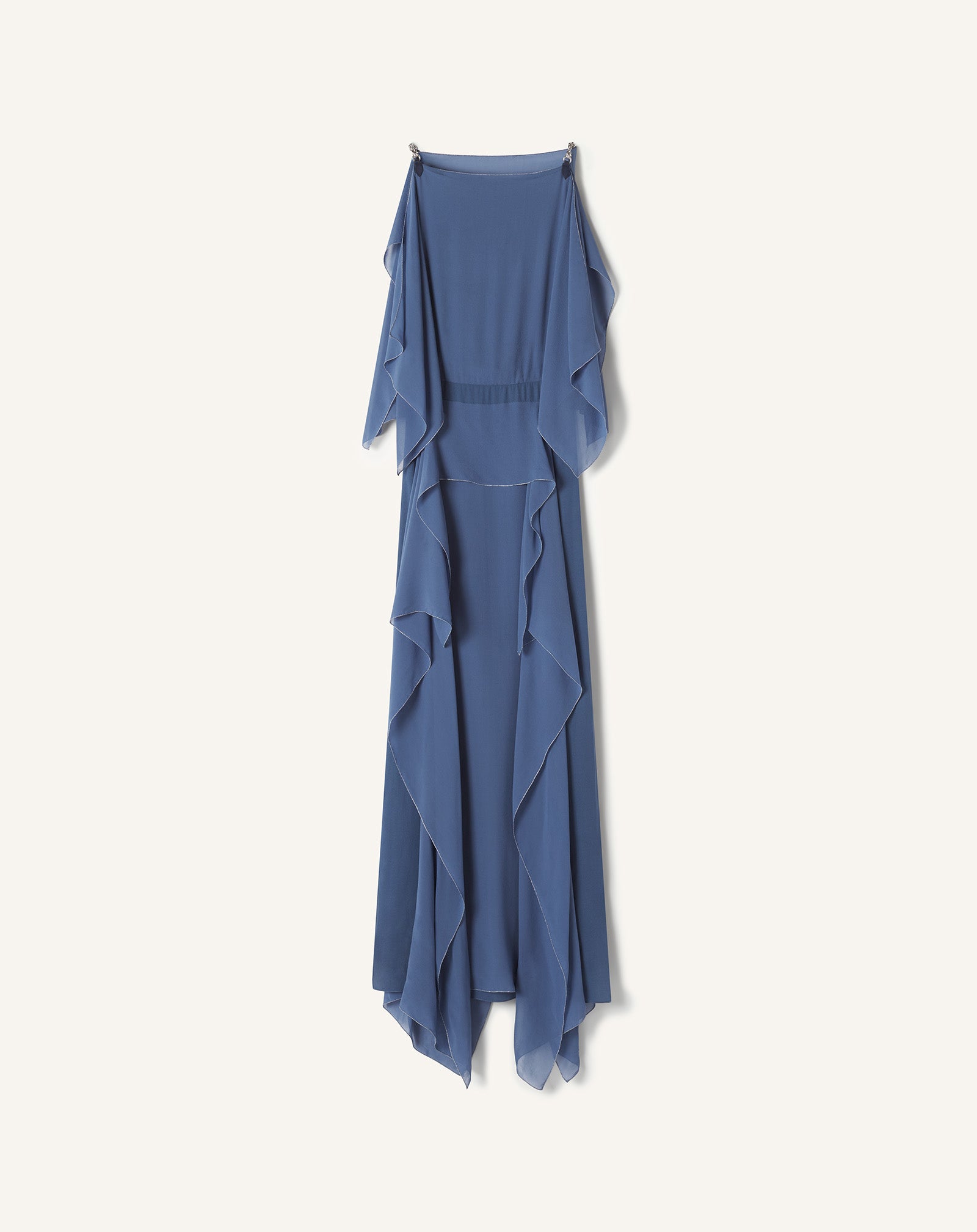 ROBE MAXI EN GEORGETTE DE SOIE