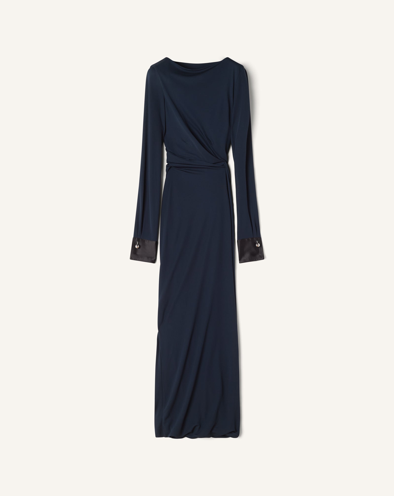 ROBE DRAPÉE EN JERSEY CRÊPE