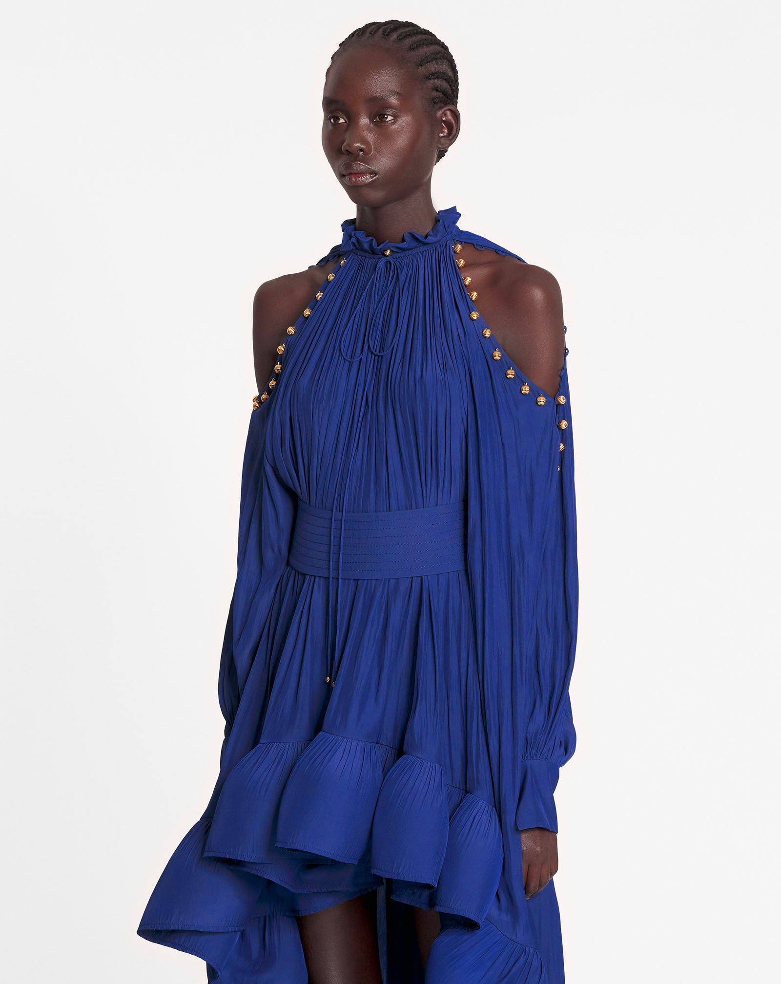 ROBE CHARMEUSE ASYMÉTRIQUE