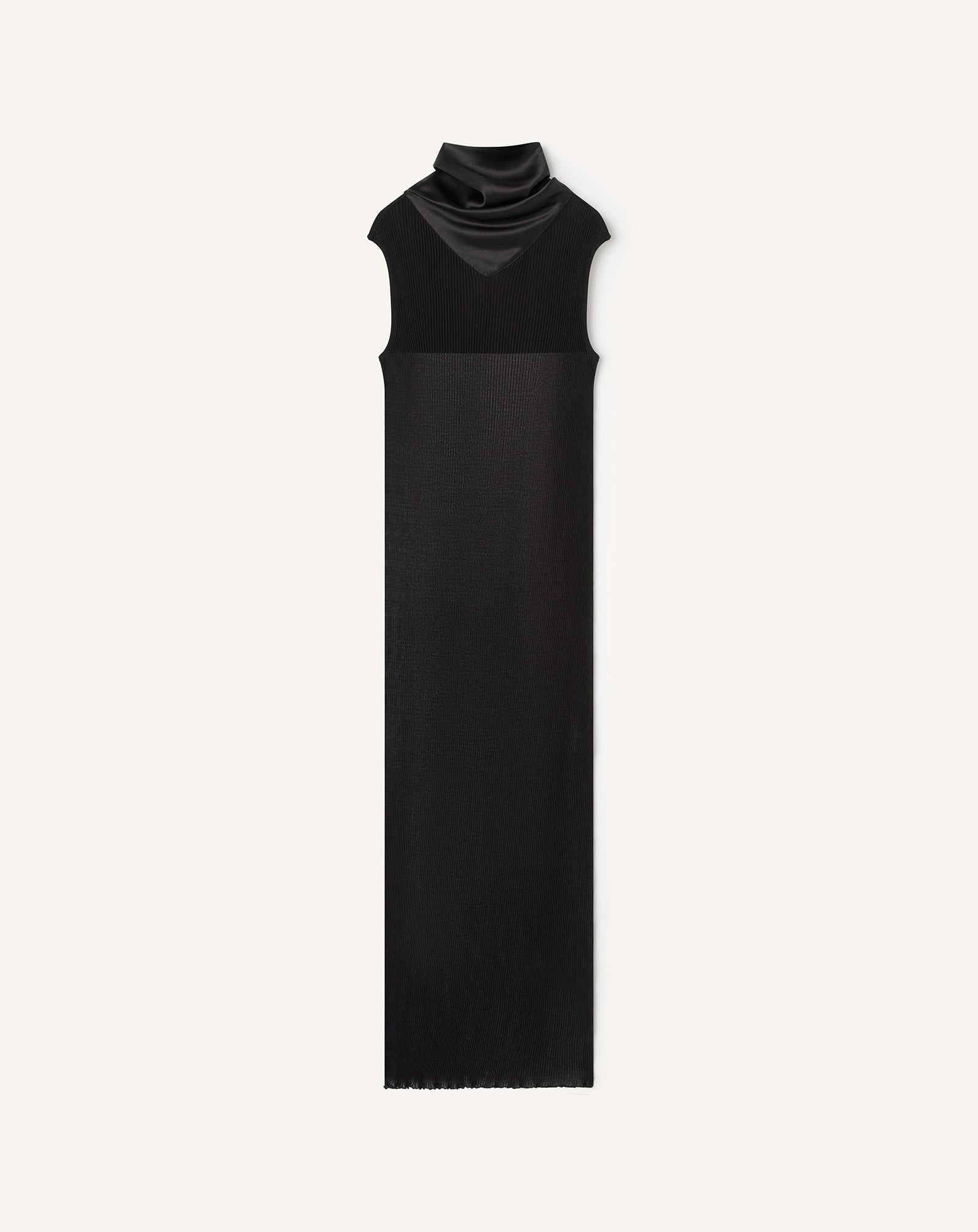 ROBE EN JERSEY PLISSÉ
