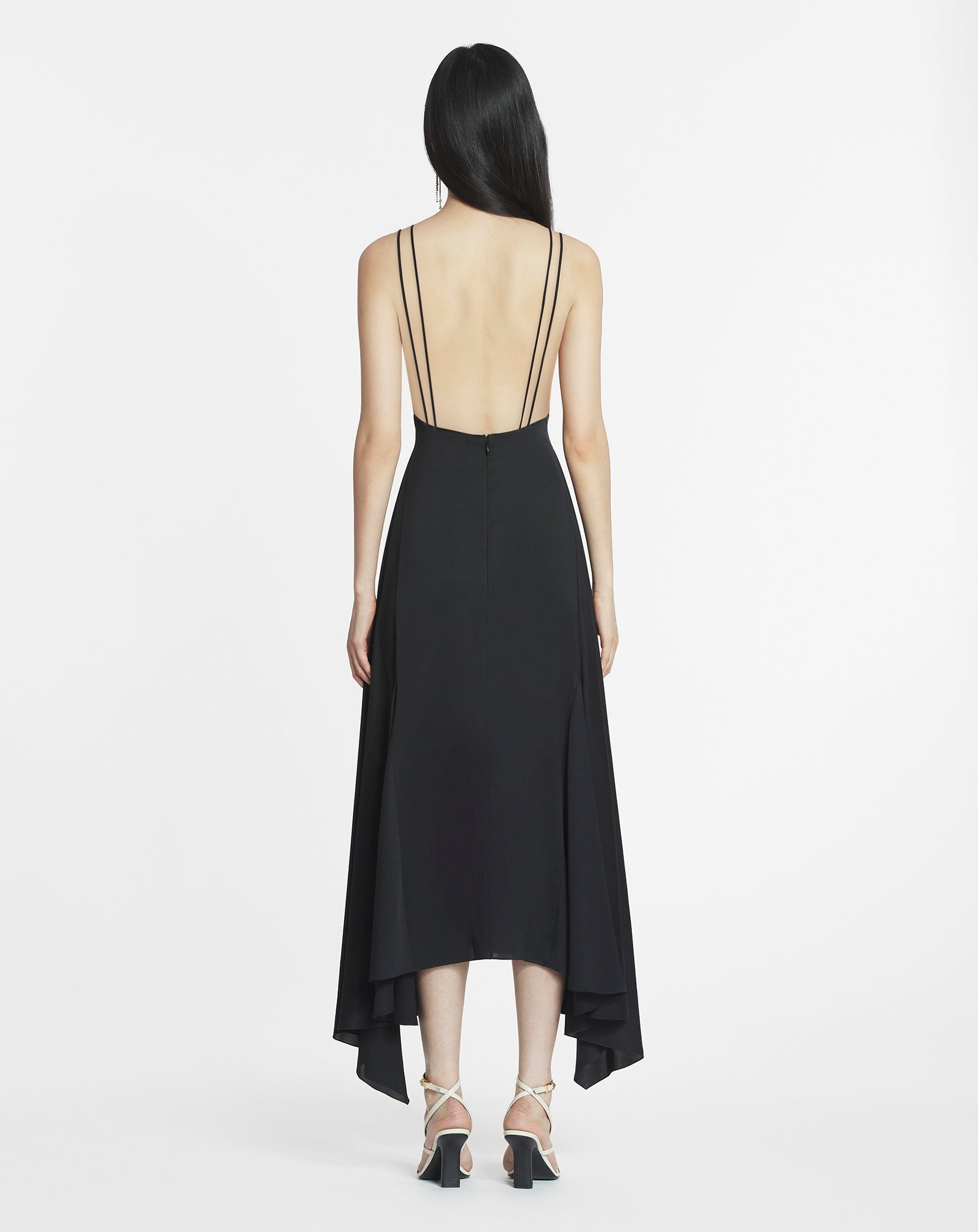 ROBE À QUILLES EN SOIE