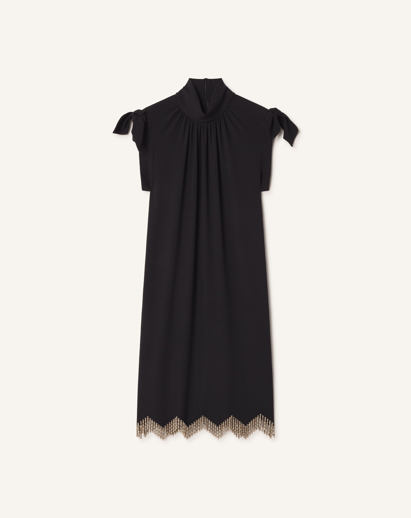 ROBE À NŒUDS BRODÉE EN SABLÉ