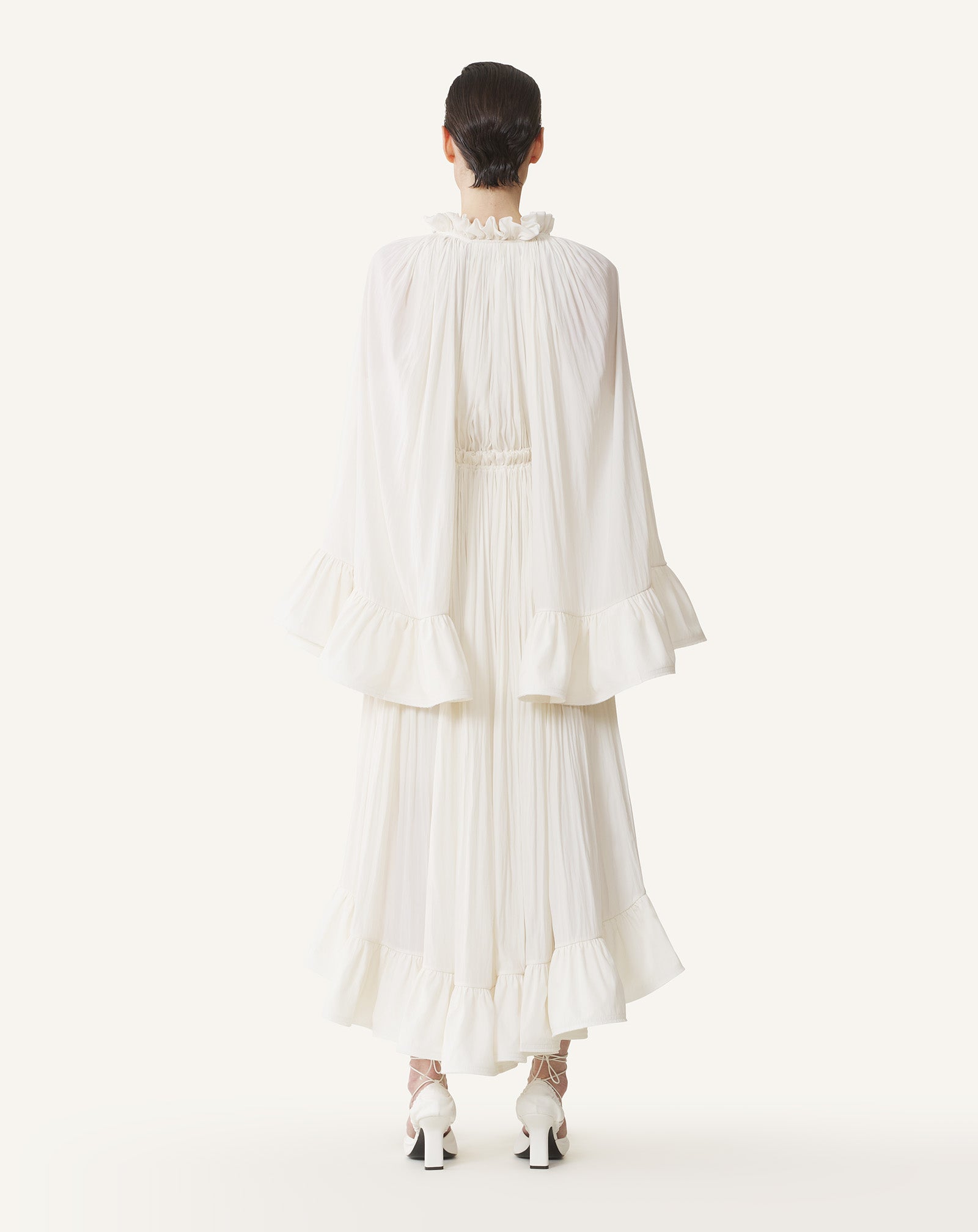 ROBE MIDI EN CHARMEUSE