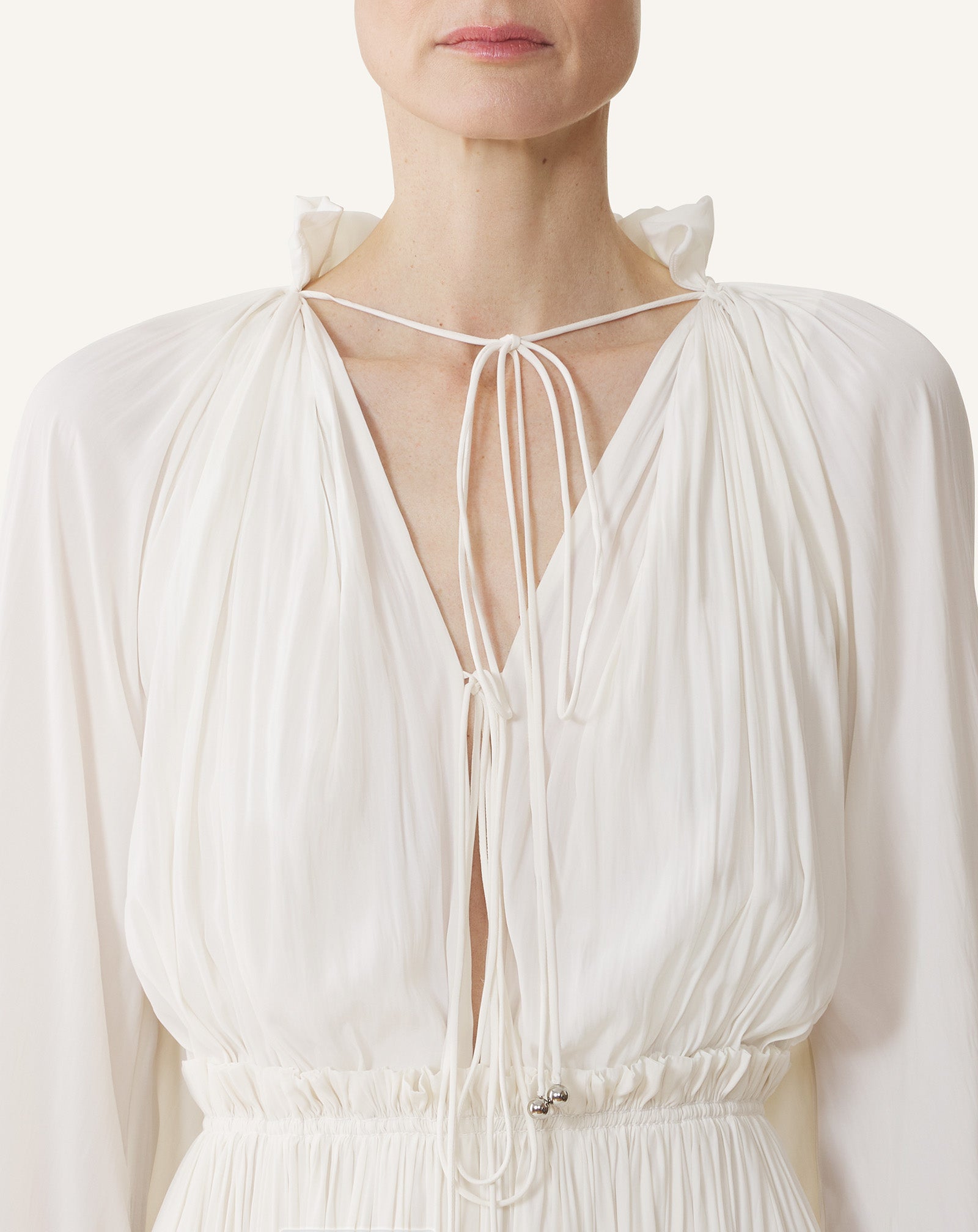 ROBE MIDI EN CHARMEUSE