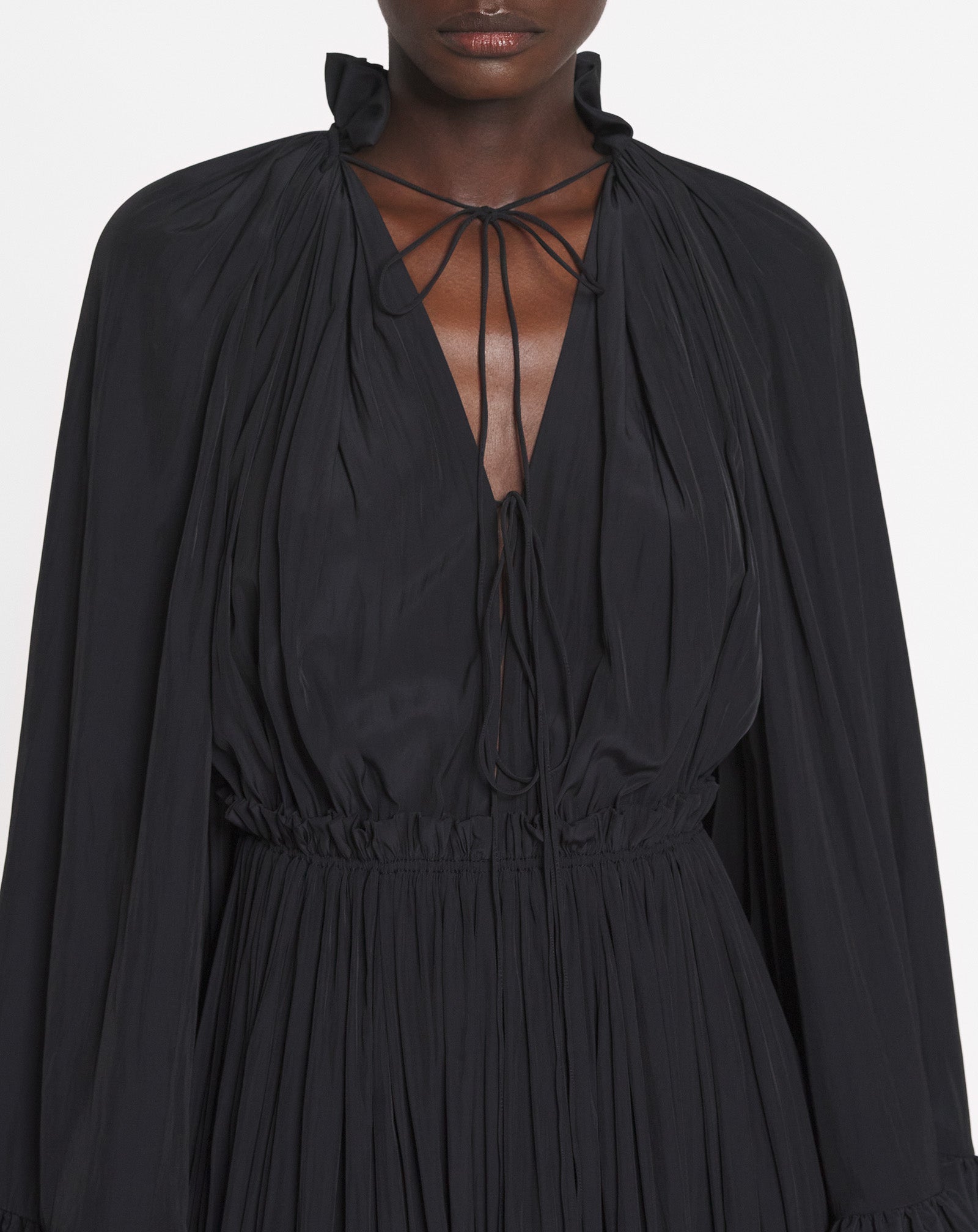 ROBE MIDI EN CHARMEUSE
