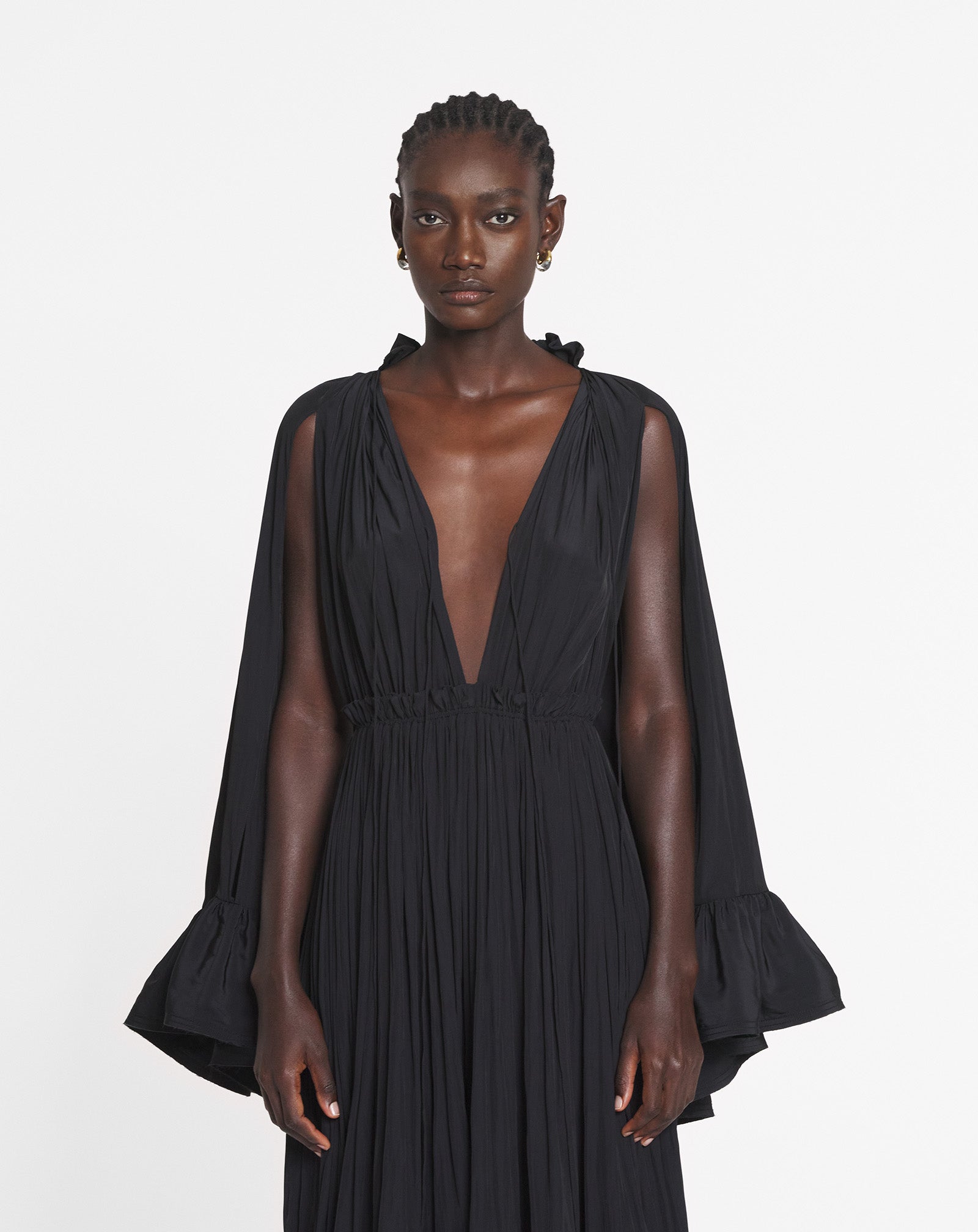 ROBE MIDI EN CHARMEUSE