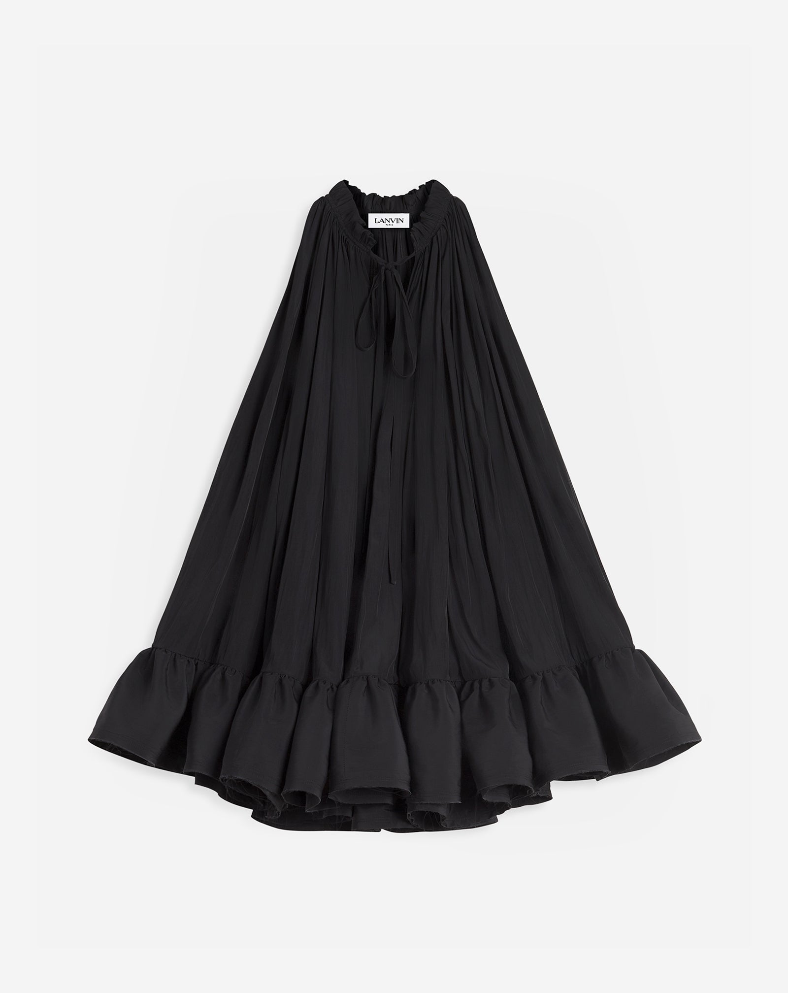 ROBE COURTE À VOLANTS