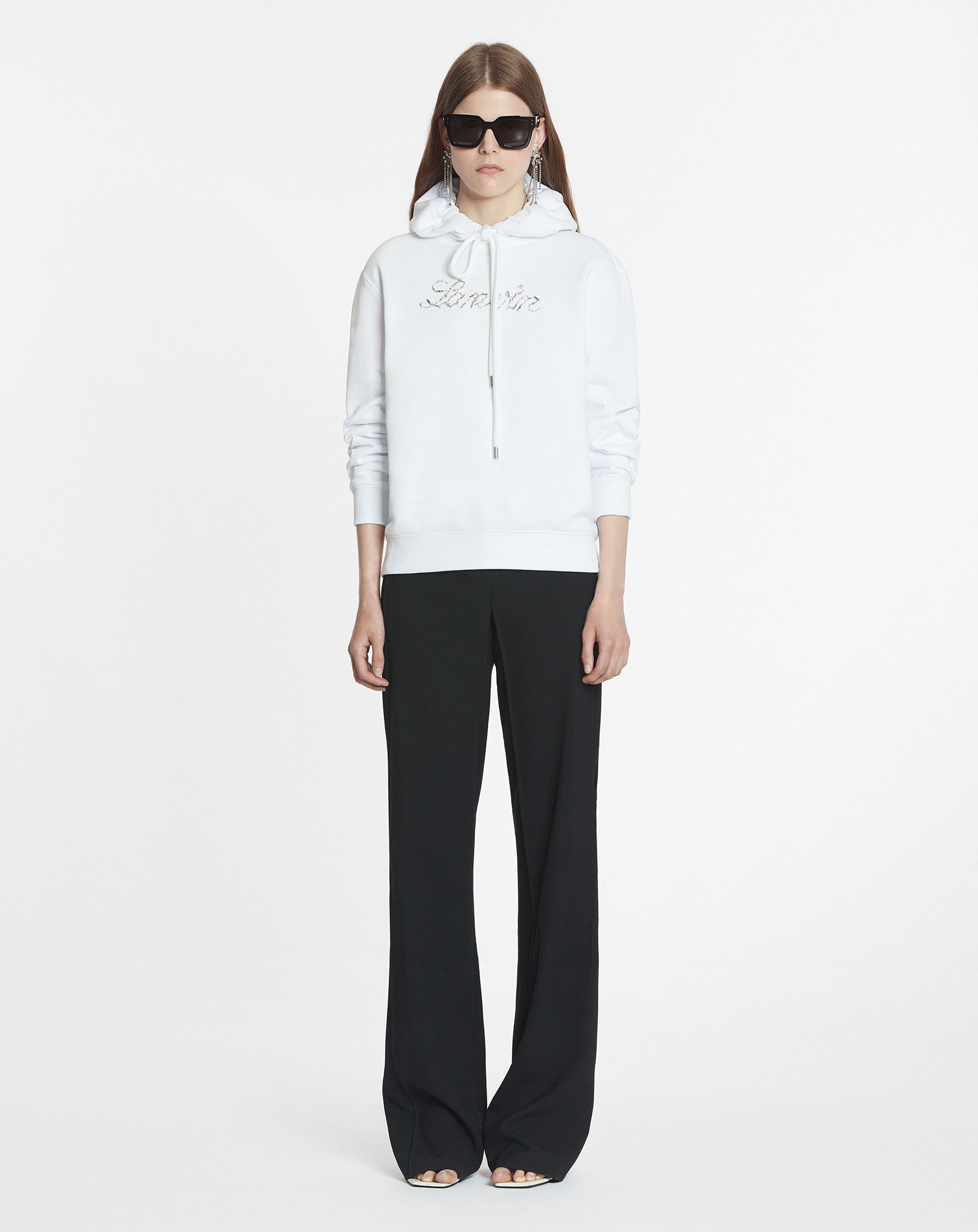 HOODIE BRODÉ LANVIN PERLE